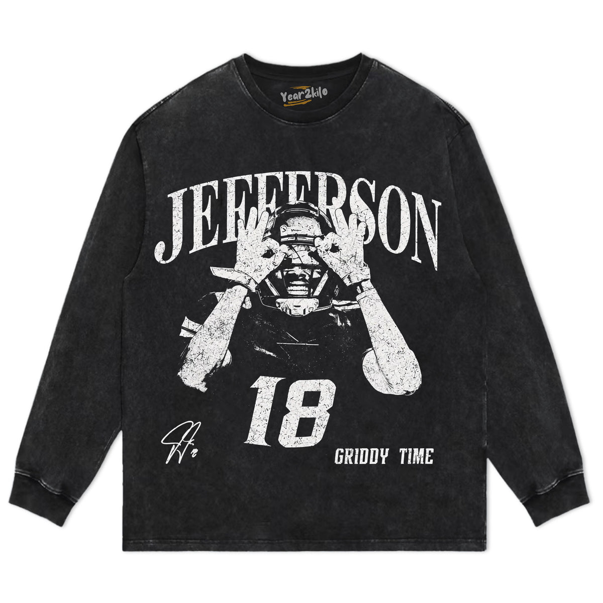 JUSTIN JEFFERSON VINTAGE TANK TOP & TEE & LONG SLEEVE & LAYERED LS & HOODIE