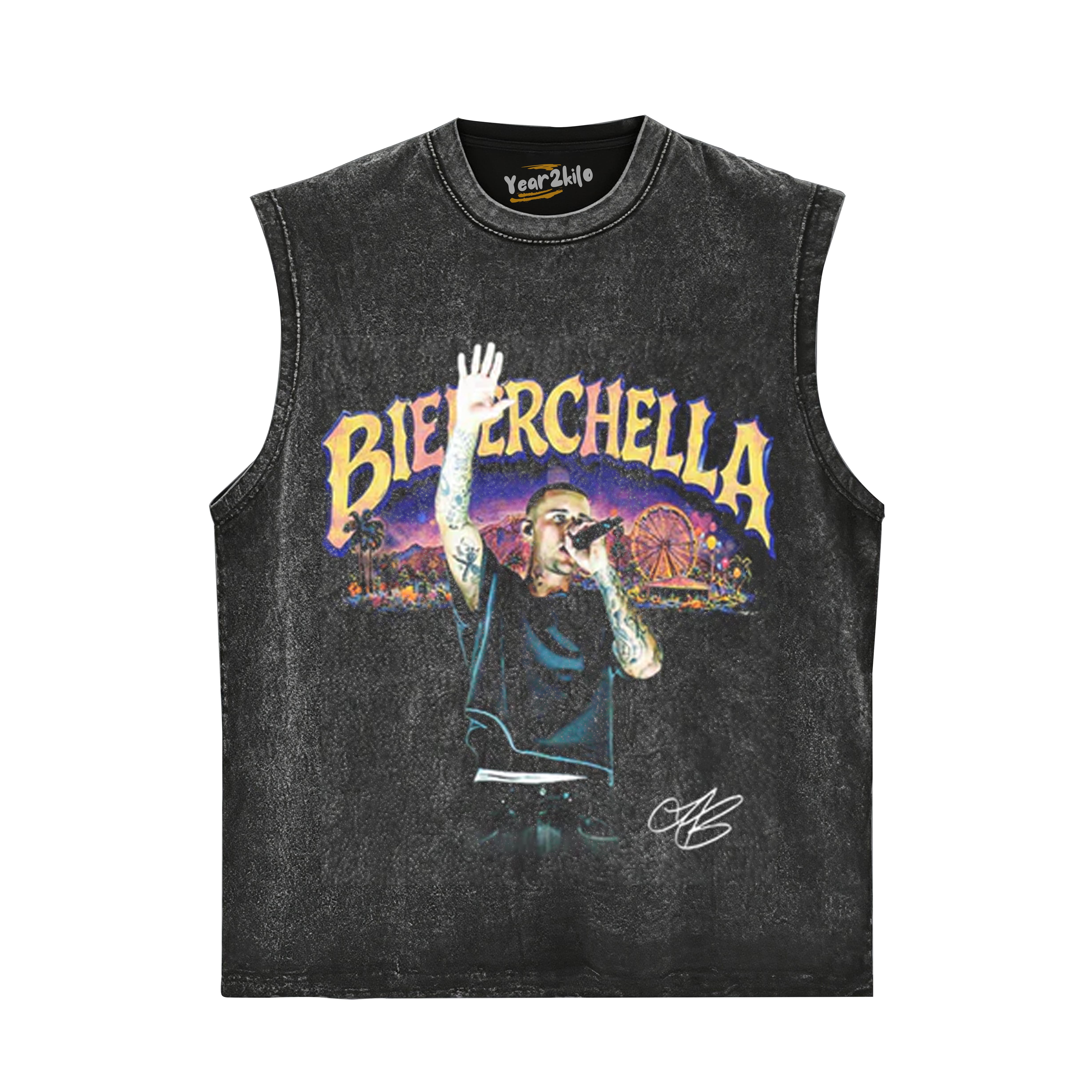 JUSTIN BIEBER - BIEBERCHELLA TEE TANK TOP & TEE & LONG SLEEVE & LAYERED LS & HOODIE
