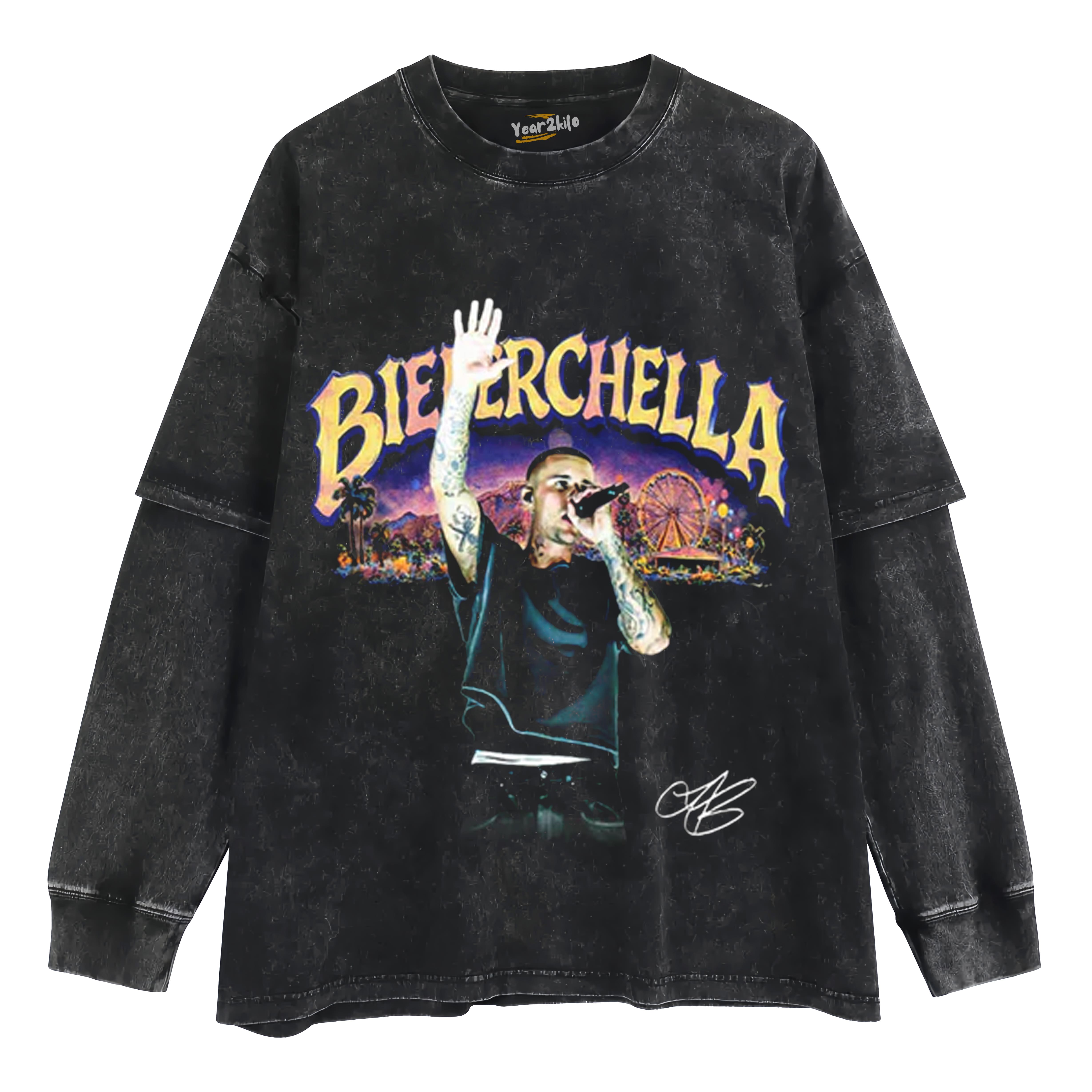 JUSTIN BIEBER - BIEBERCHELLA TEE TANK TOP & TEE & LONG SLEEVE & LAYERED LS & HOODIE