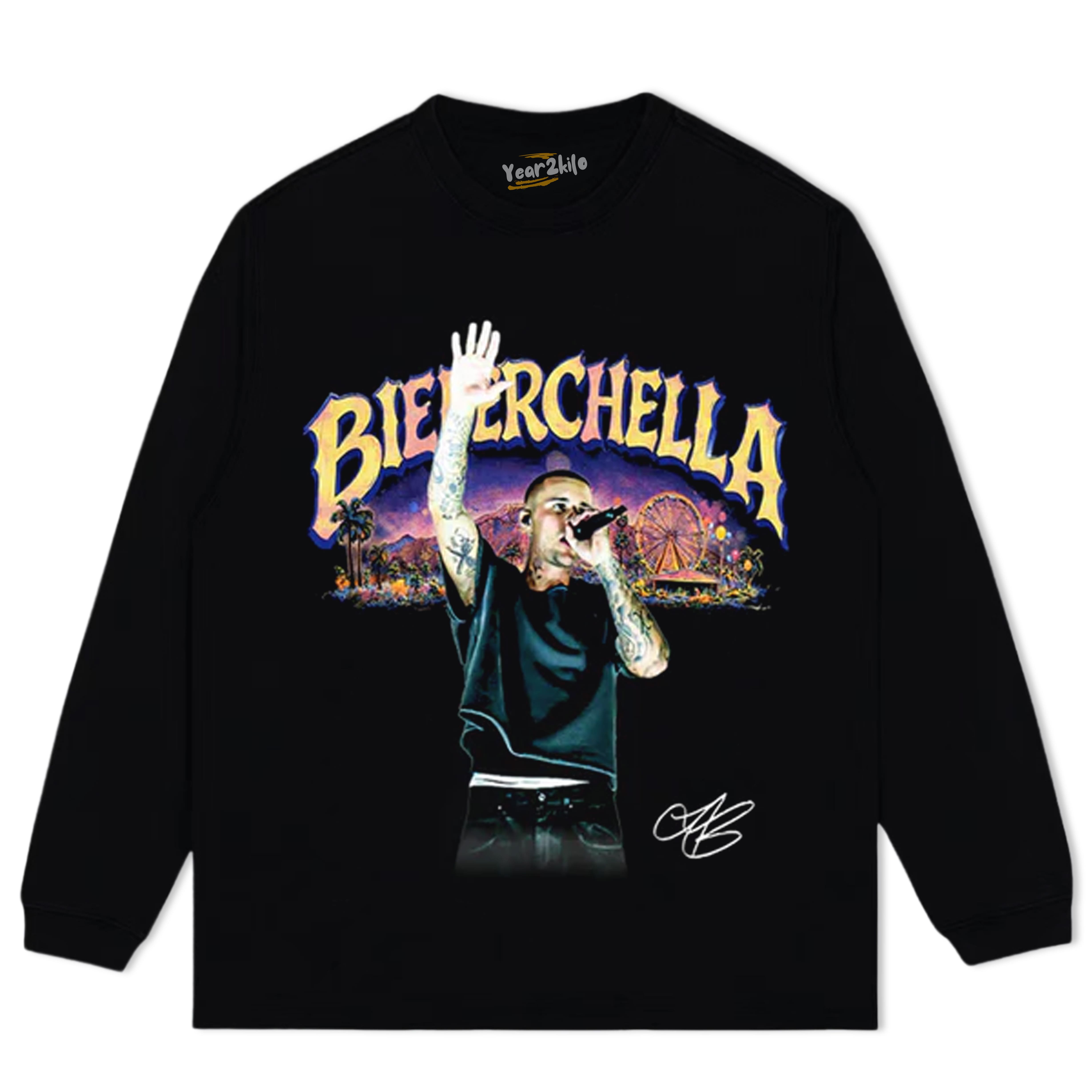 JUSTIN BIEBER - BIEBERCHELLA TEE TANK TOP & TEE & LONG SLEEVE & LAYERED LS & HOODIE