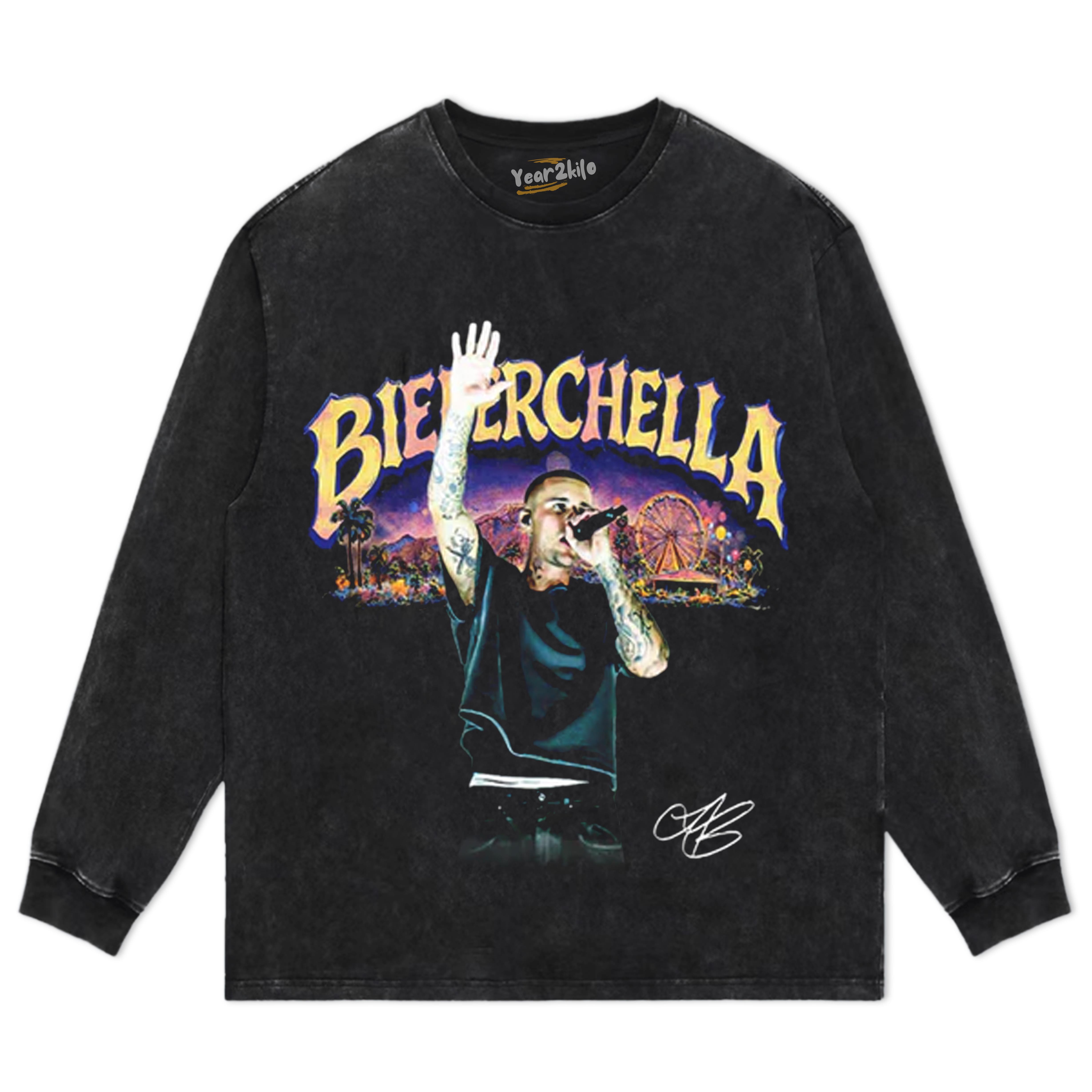 JUSTIN BIEBER - BIEBERCHELLA TEE TANK TOP & TEE & LONG SLEEVE & LAYERED LS & HOODIE