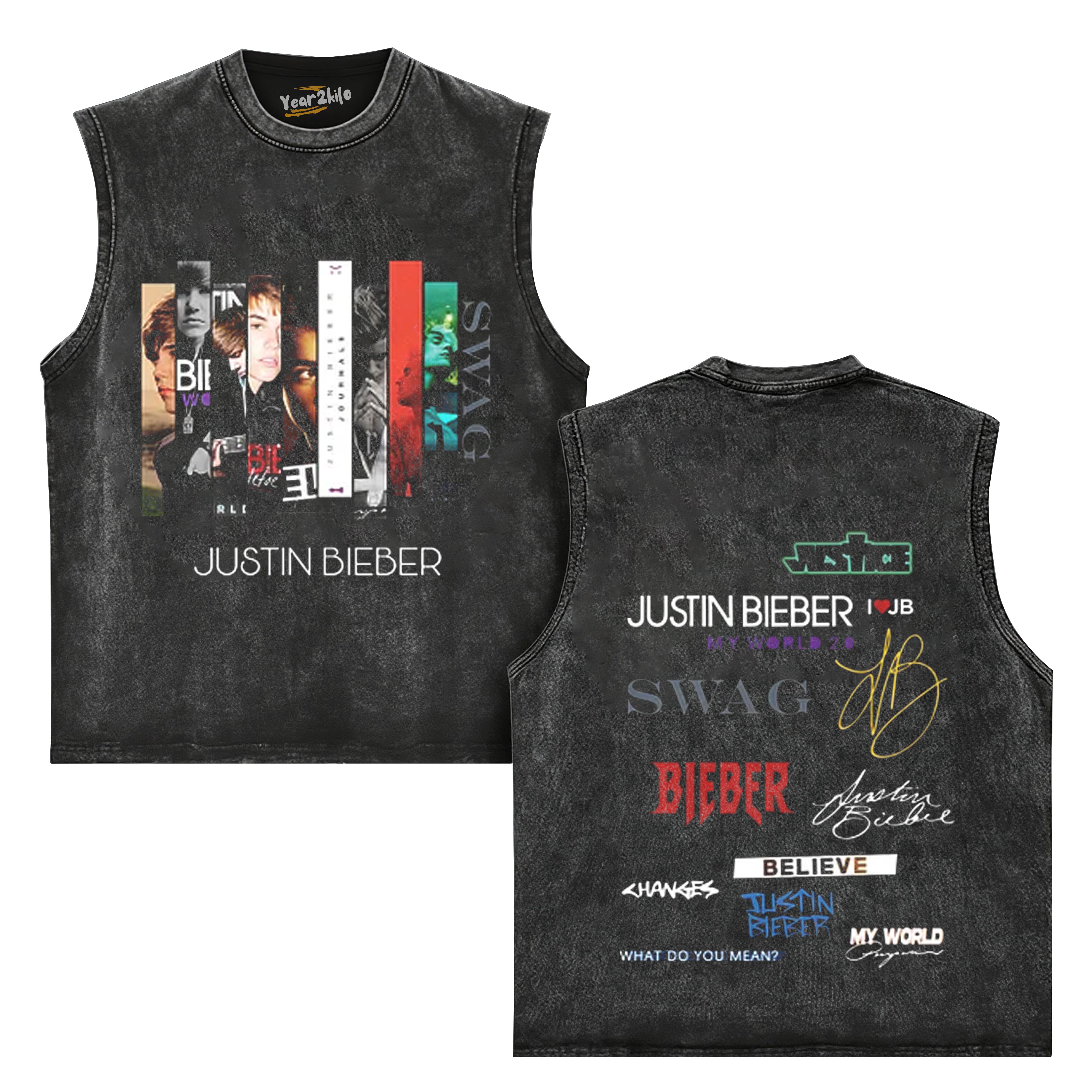 JUSTIN BIEBER CATALOG V2 TANK TOP & TEE & LONG SLEEVE & LAYERED LS & HOODIE
