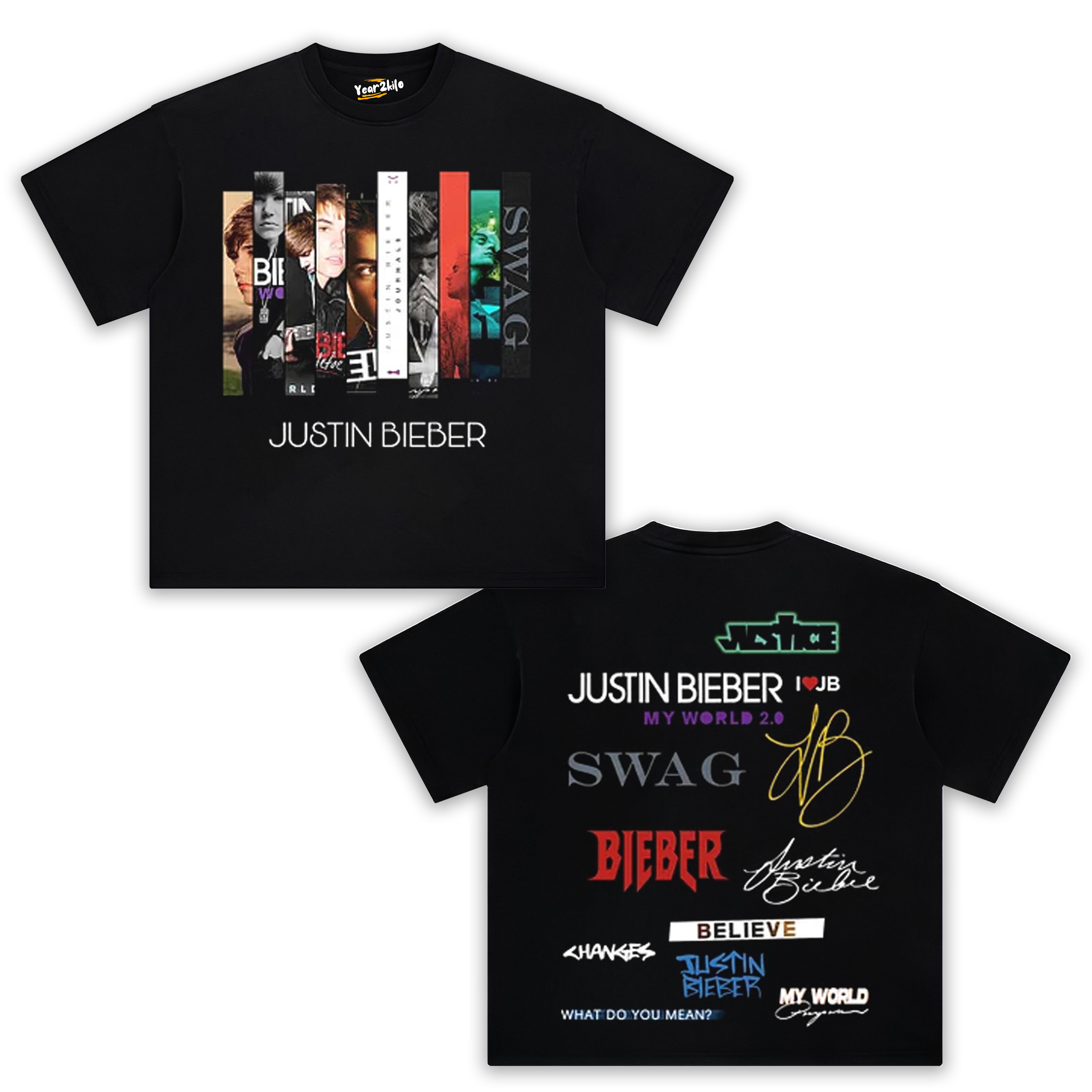 JUSTIN BIEBER CATALOG V2 TANK TOP & TEE & LONG SLEEVE & LAYERED LS & HOODIE