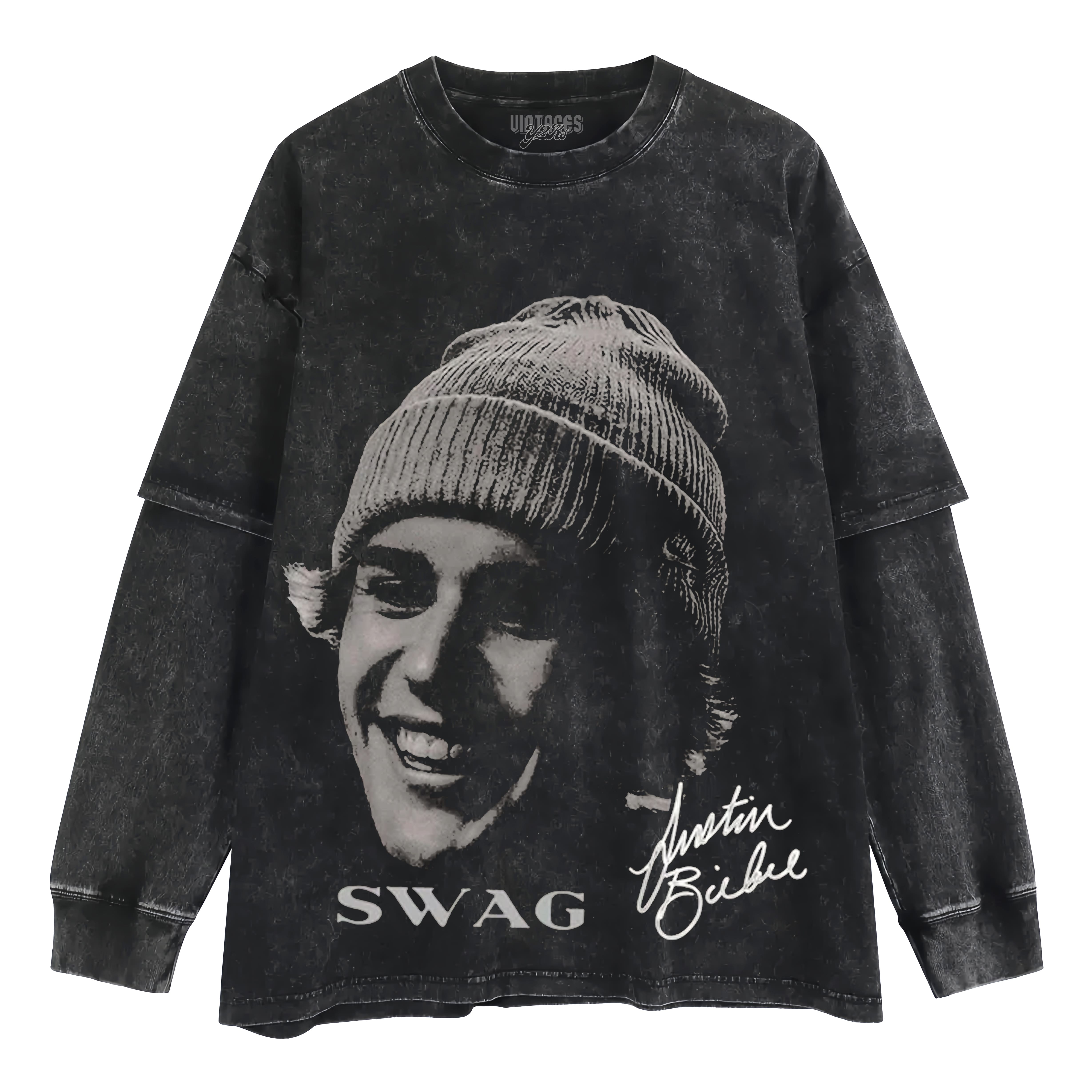 JUSTIN BIEBER SWAG LAYERED LONG SLEEVE