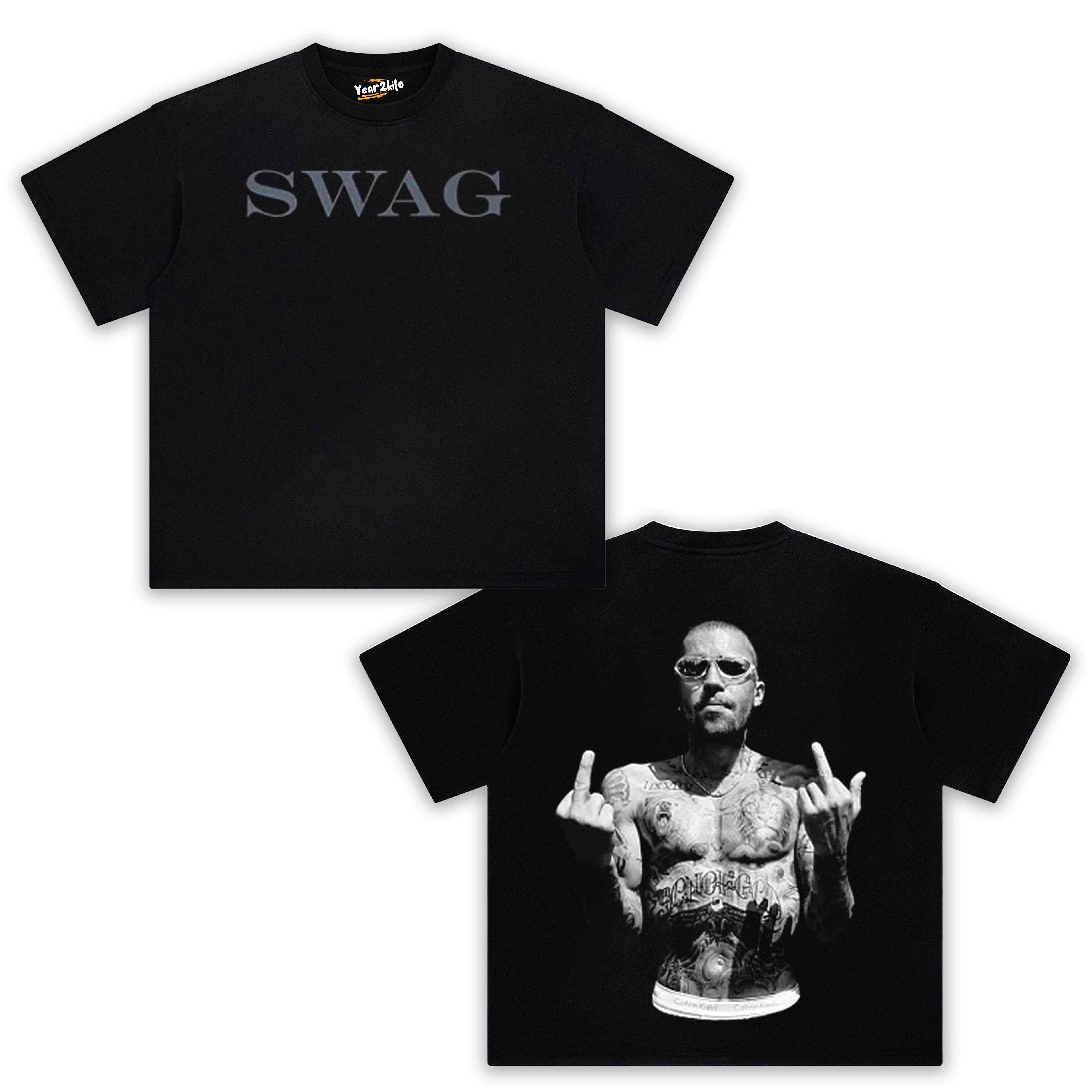 JUSTIN BIEBER SWAG TANK TOP & TEE & LONG SLEEVE & LAYERED LS & HOODIE