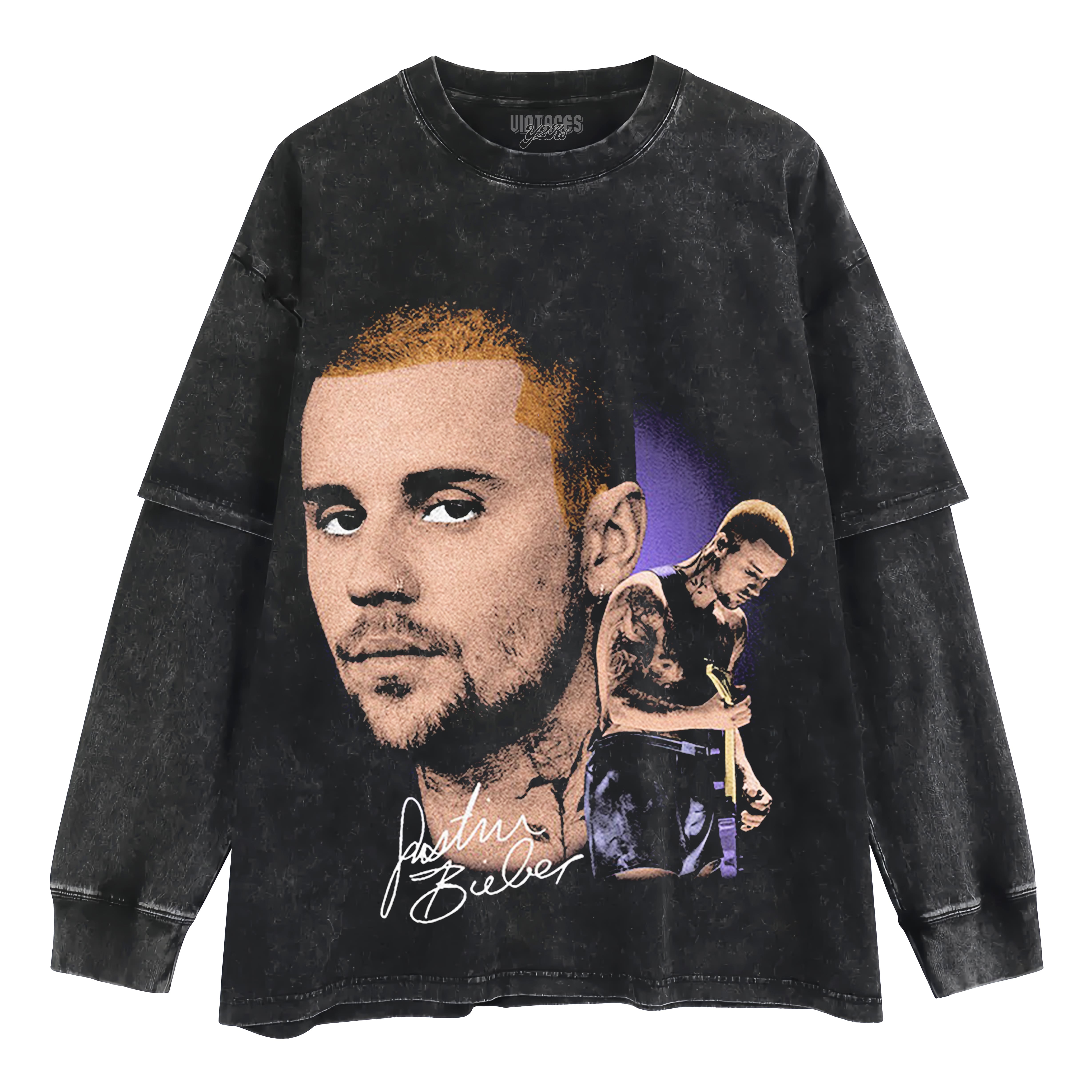 JUSTIN BIEBER’S GRAMMY LAYERED LONG SLEEVE