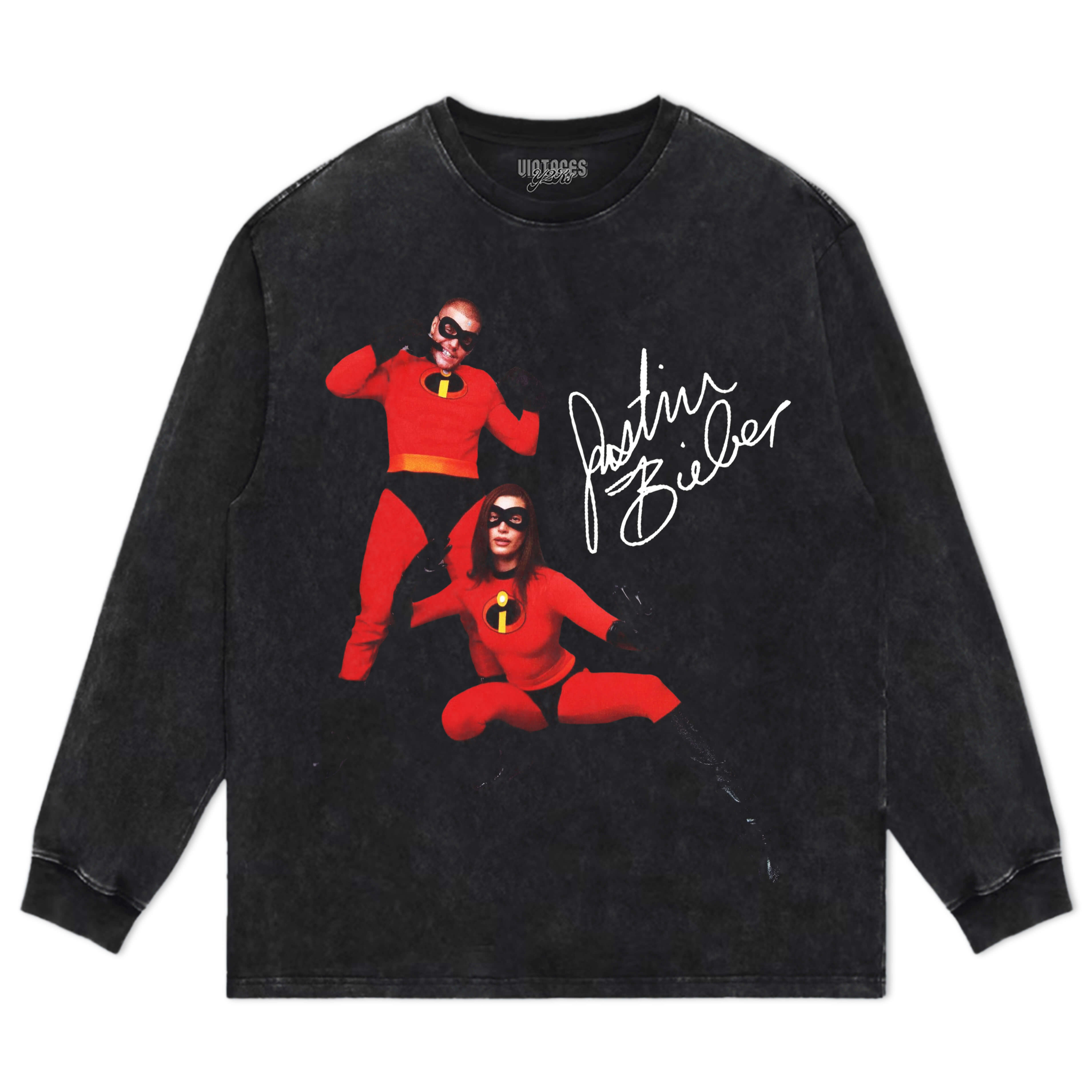 JUSTIN BIEBER & THE INCREDIBLES V4 TEE & LS & HOODIE