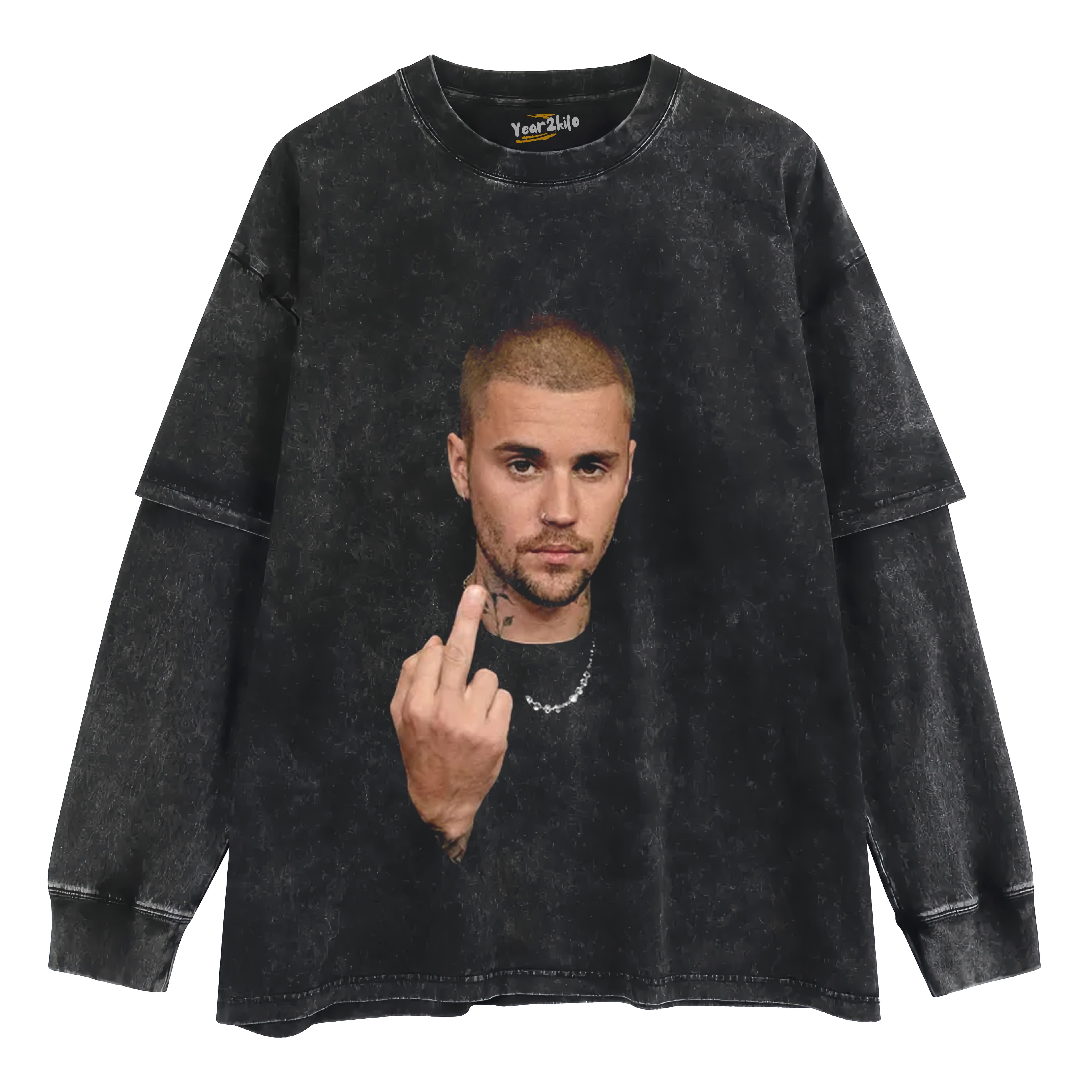 JUSTIN BIEBER V3 TANK TOP & TEE & LONG SLEEVE & LAYERED LS & HOODIE