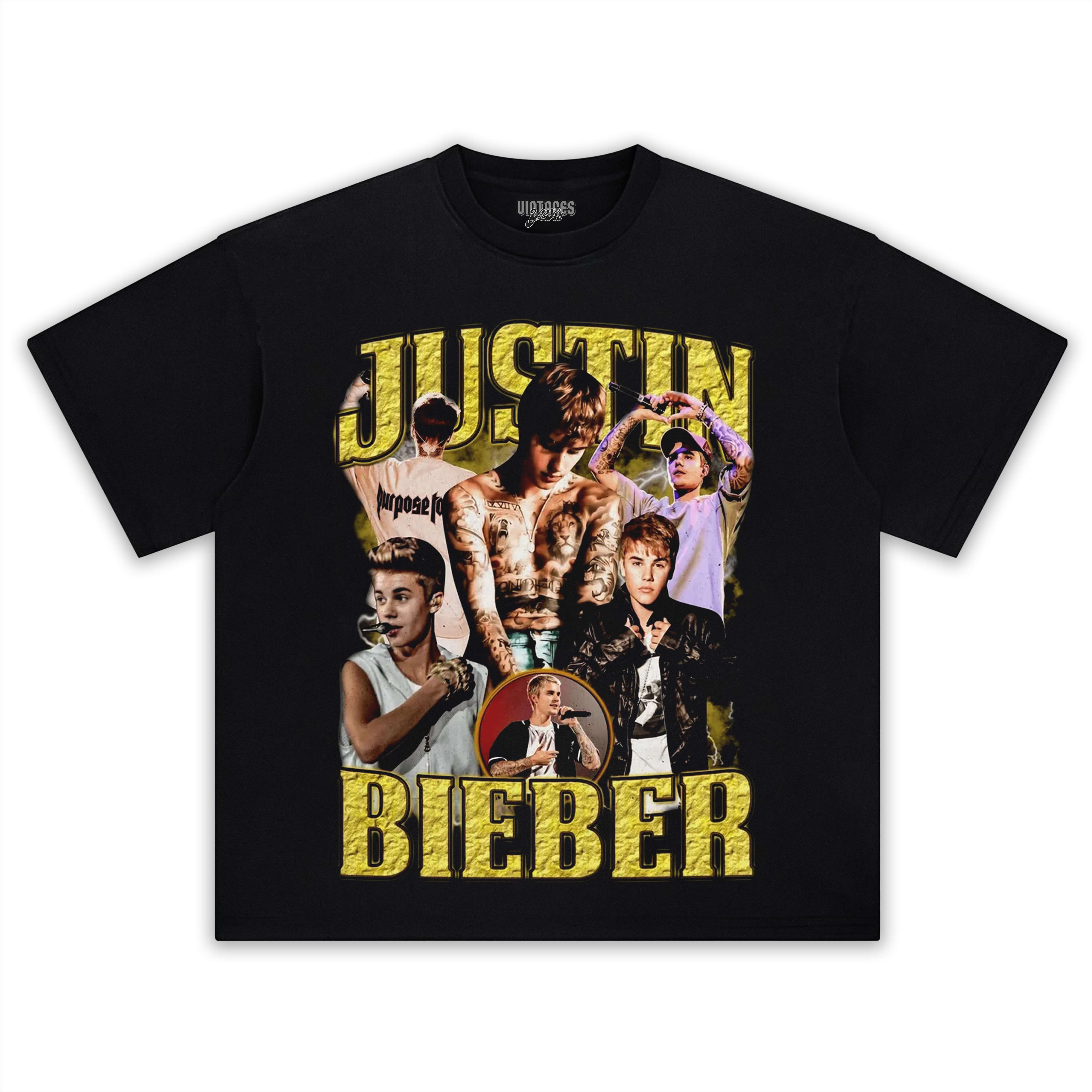 JUSTIN BIEBER VINTAGE TEE  & LS & HOODIE