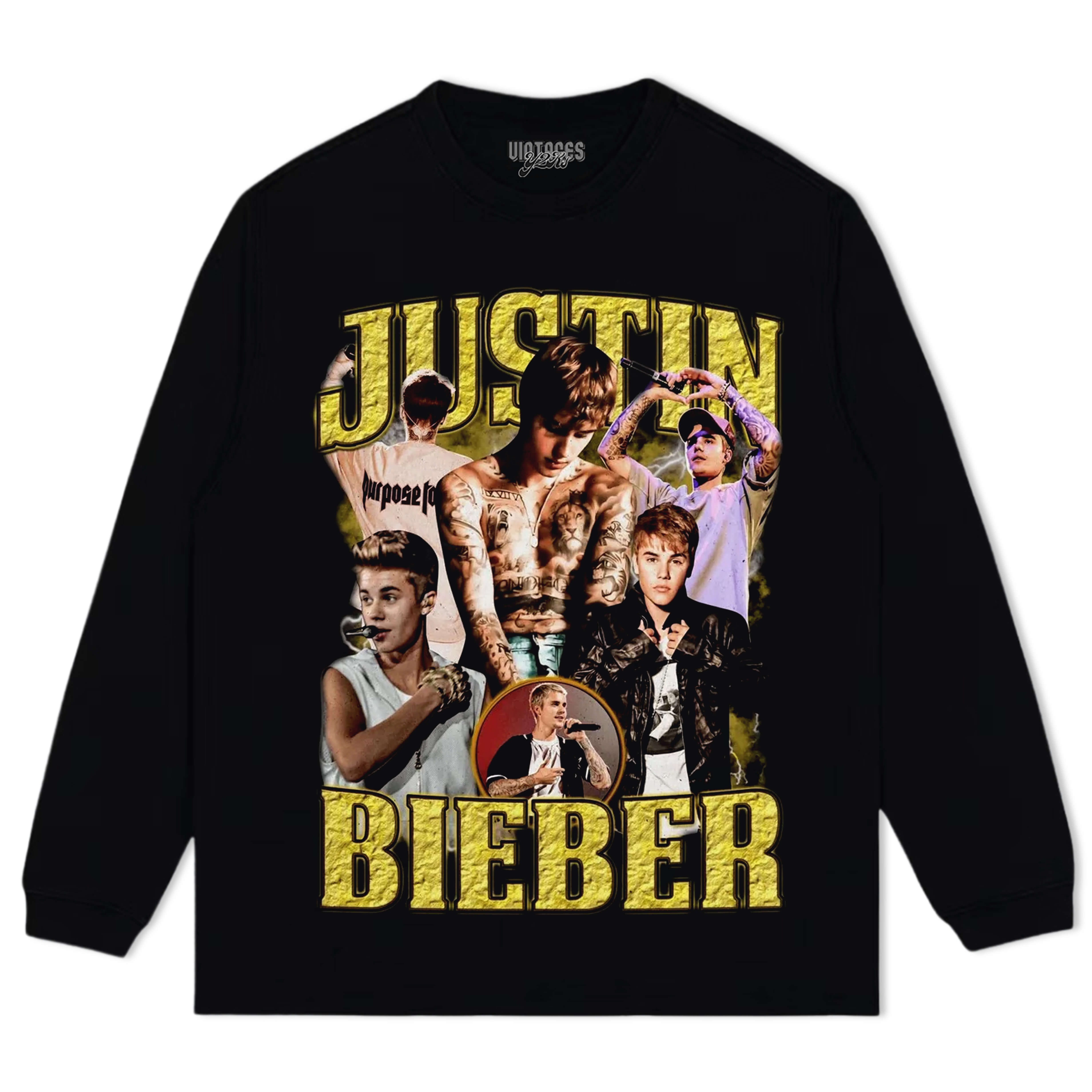 JUSTIN BIEBER VINTAGE TEE  & LS & HOODIE