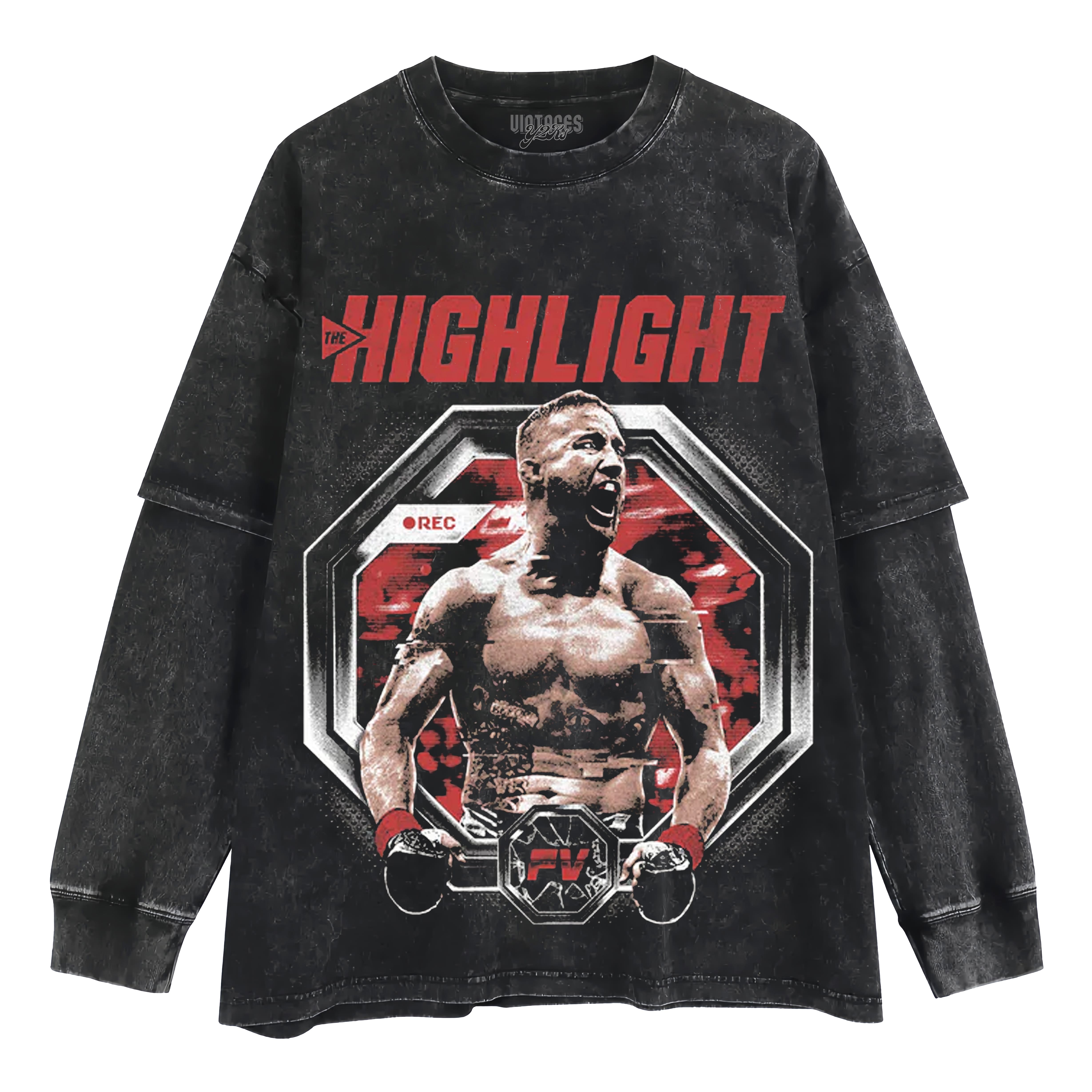JUSTIN GAETHJE - COLLISION AHEAD V2 LAYERED LONG SLEEVE