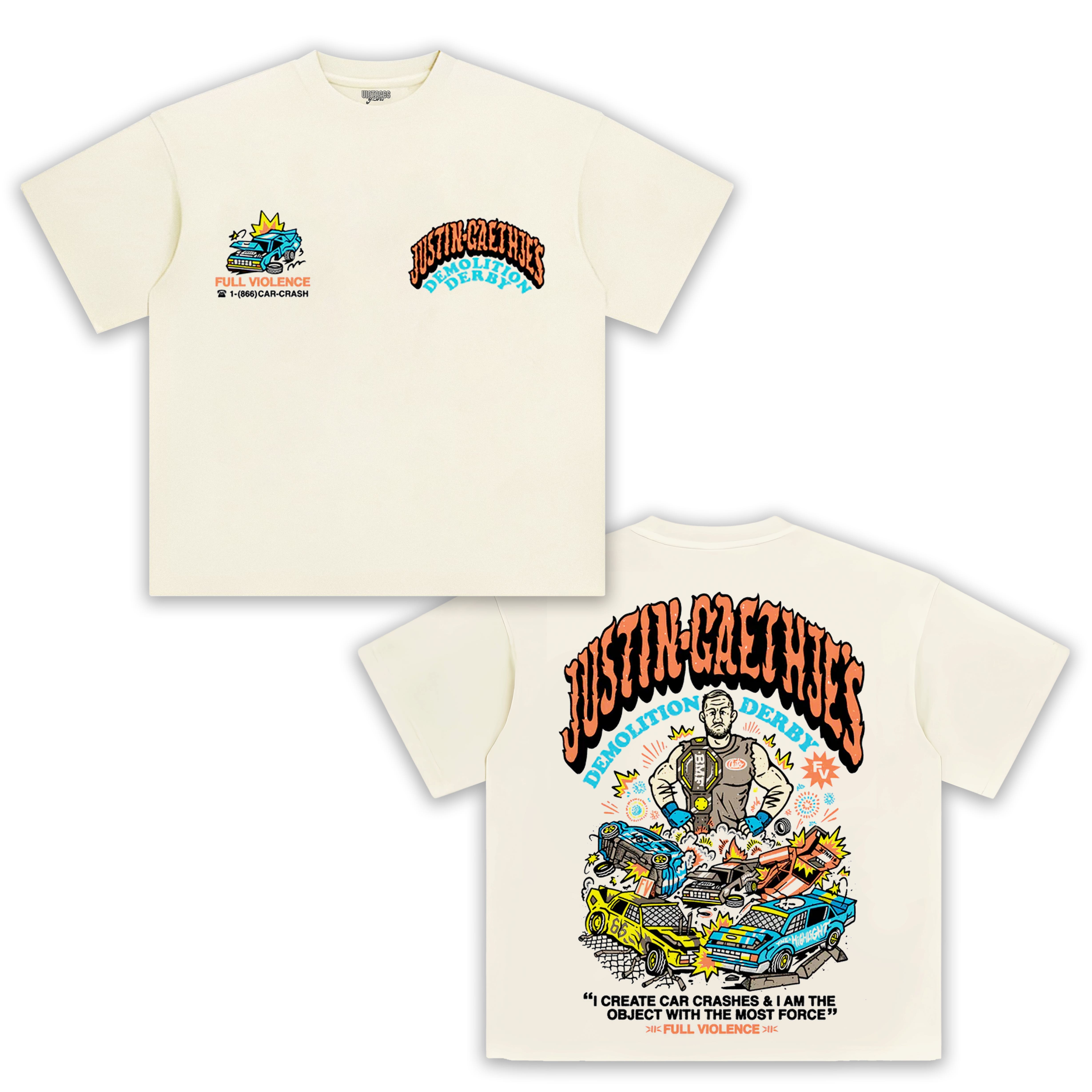 JUSTIN GAETHJE - DEMOLITION DERBY TEE