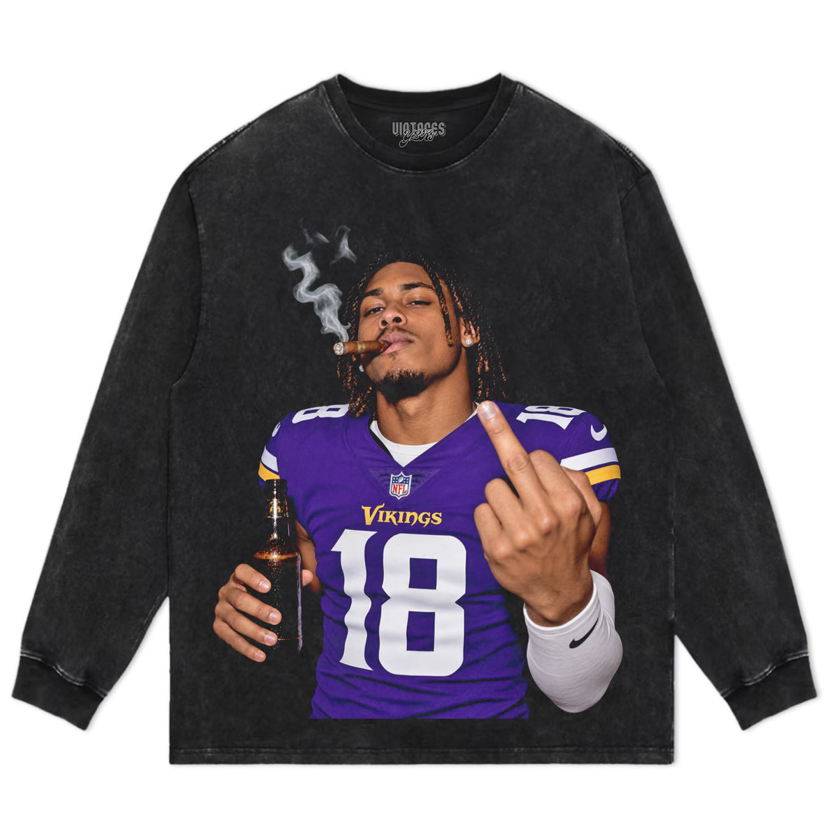 JUSTIN JEFFERSON FLIPPING IT TANK TOP & TEE & LONG SLEEVE & LAYERED LS & HOODIE