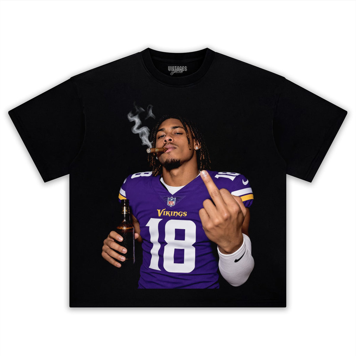 JUSTIN JEFFERSON FLIPPING IT TANK TOP & TEE & LONG SLEEVE & LAYERED LS & HOODIE