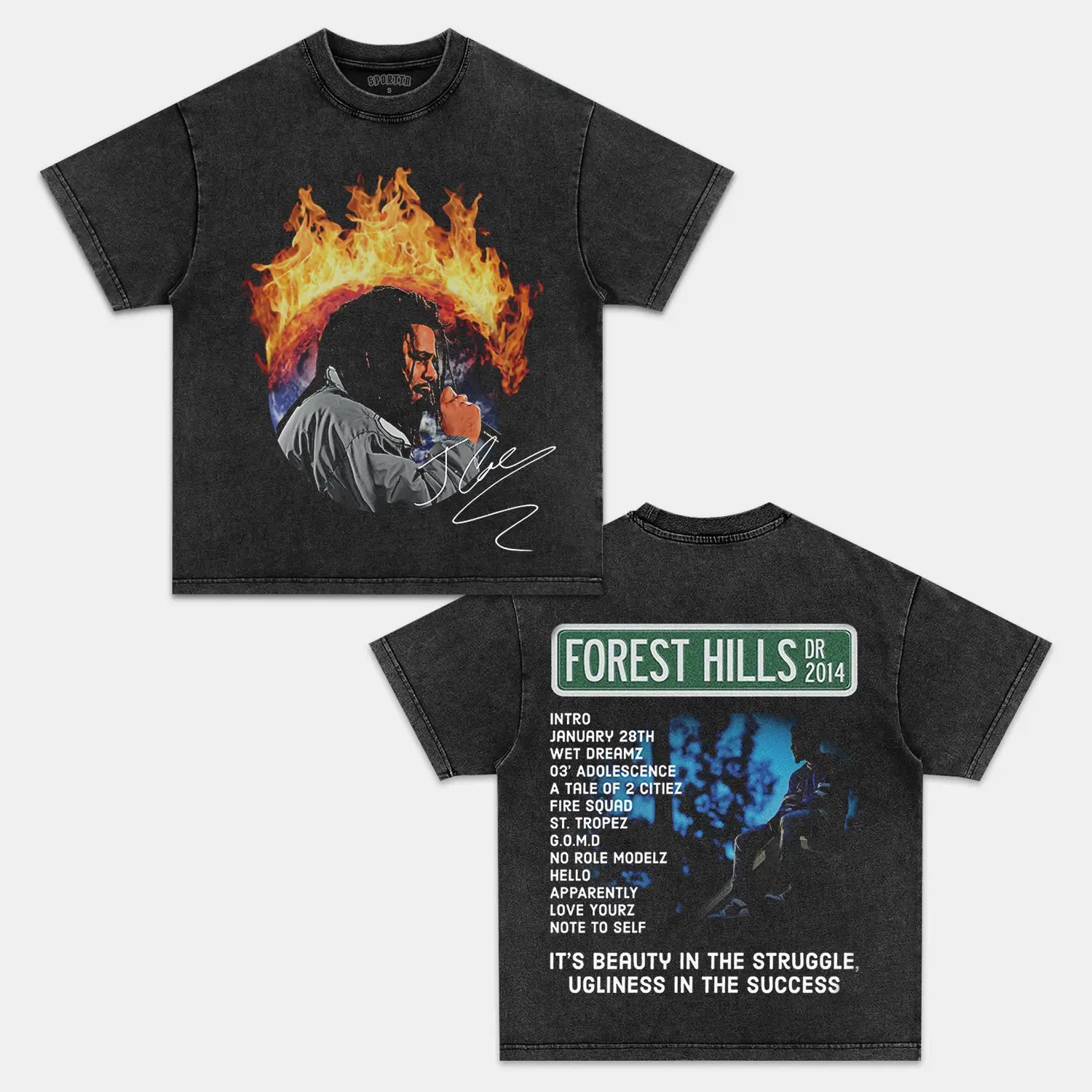 J COLE VINTAGE V2 TEE - Y2K VINTAGES