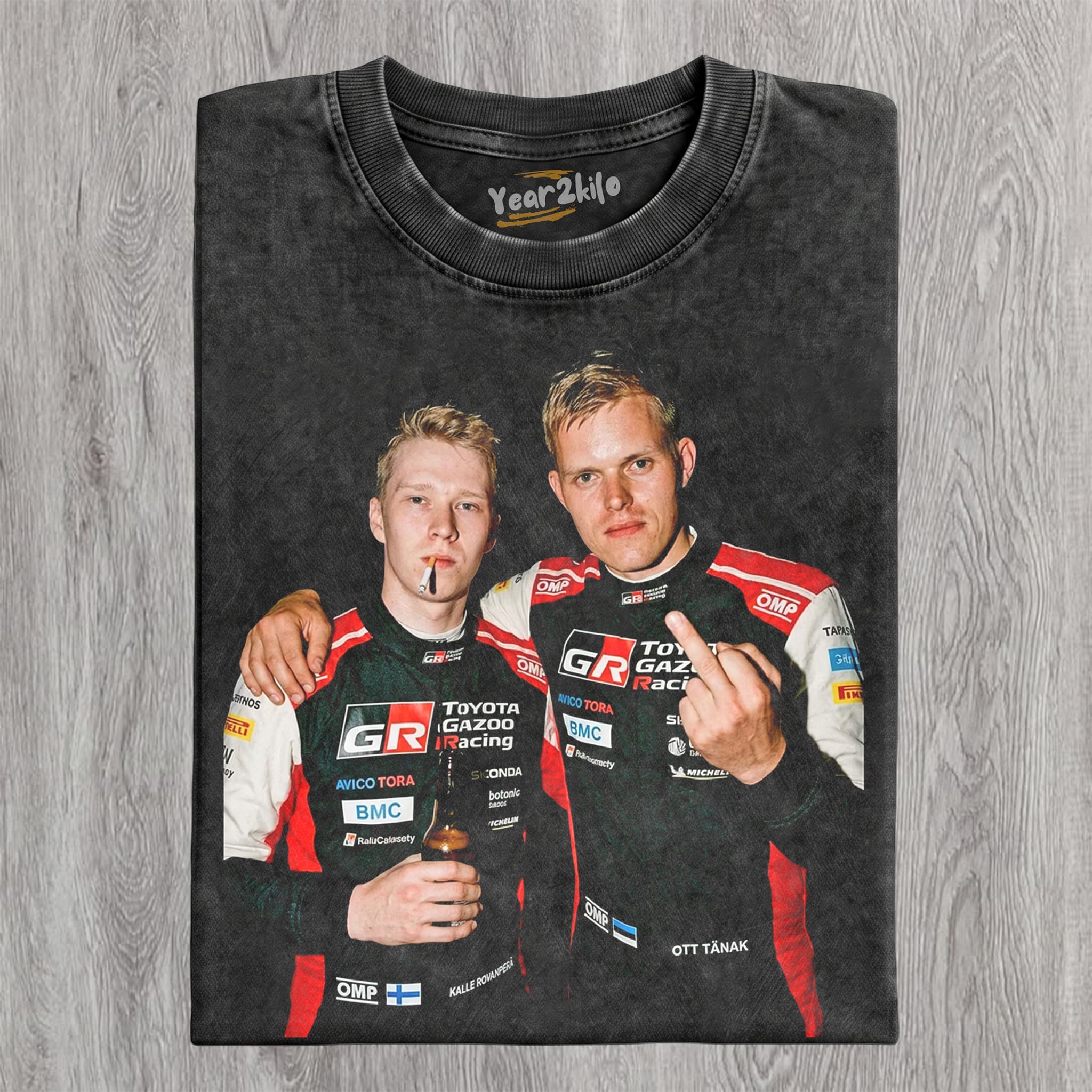KALLE ROVANPERÄ & OTT TÄNAK丨WRC TANK TOP & TEE & LONG SLEEVE & LAYERED LS & HOODIE