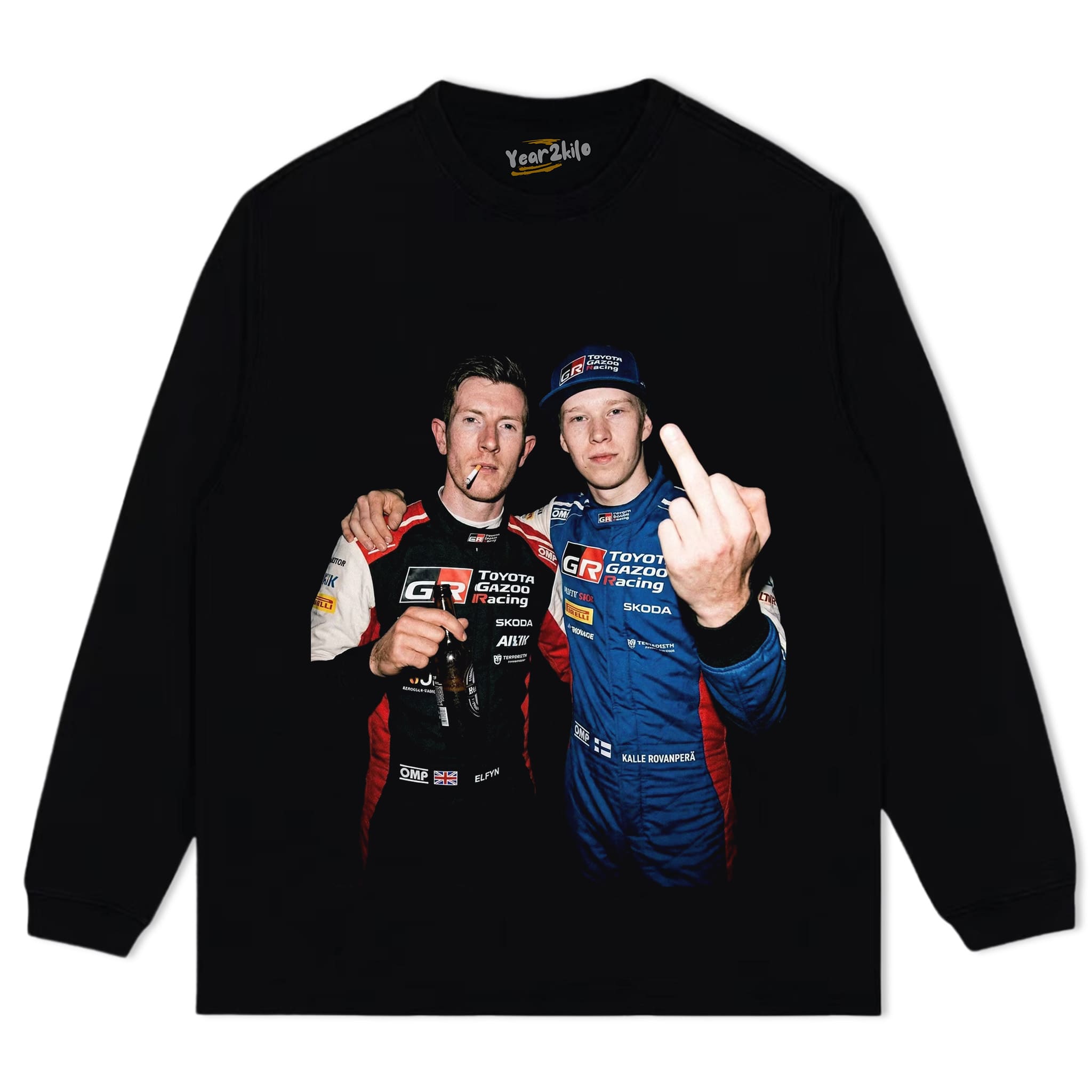KALLE ROVANPERÄ & ELFYN EVANS 2026 SECTO RALLY FINLAND｜WRC V1 TANK TOP & TEE & LONG SLEEVE & LAYERED LS & HOODIE