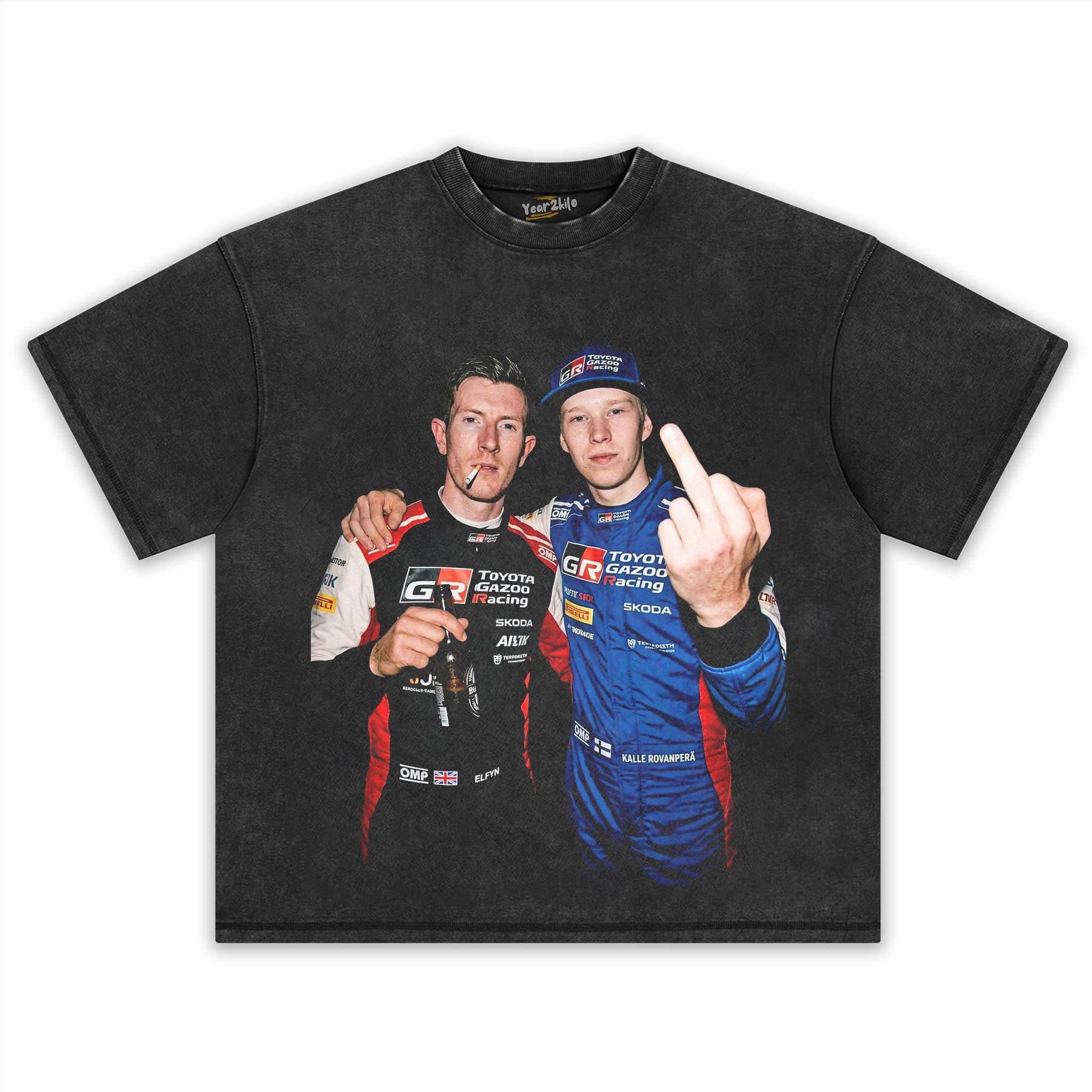 KALLE ROVANPERÄ & ELFYN EVANS 2026 SECTO RALLY FINLAND｜WRC V1 TANK TOP & TEE & LONG SLEEVE & LAYERED LS & HOODIE