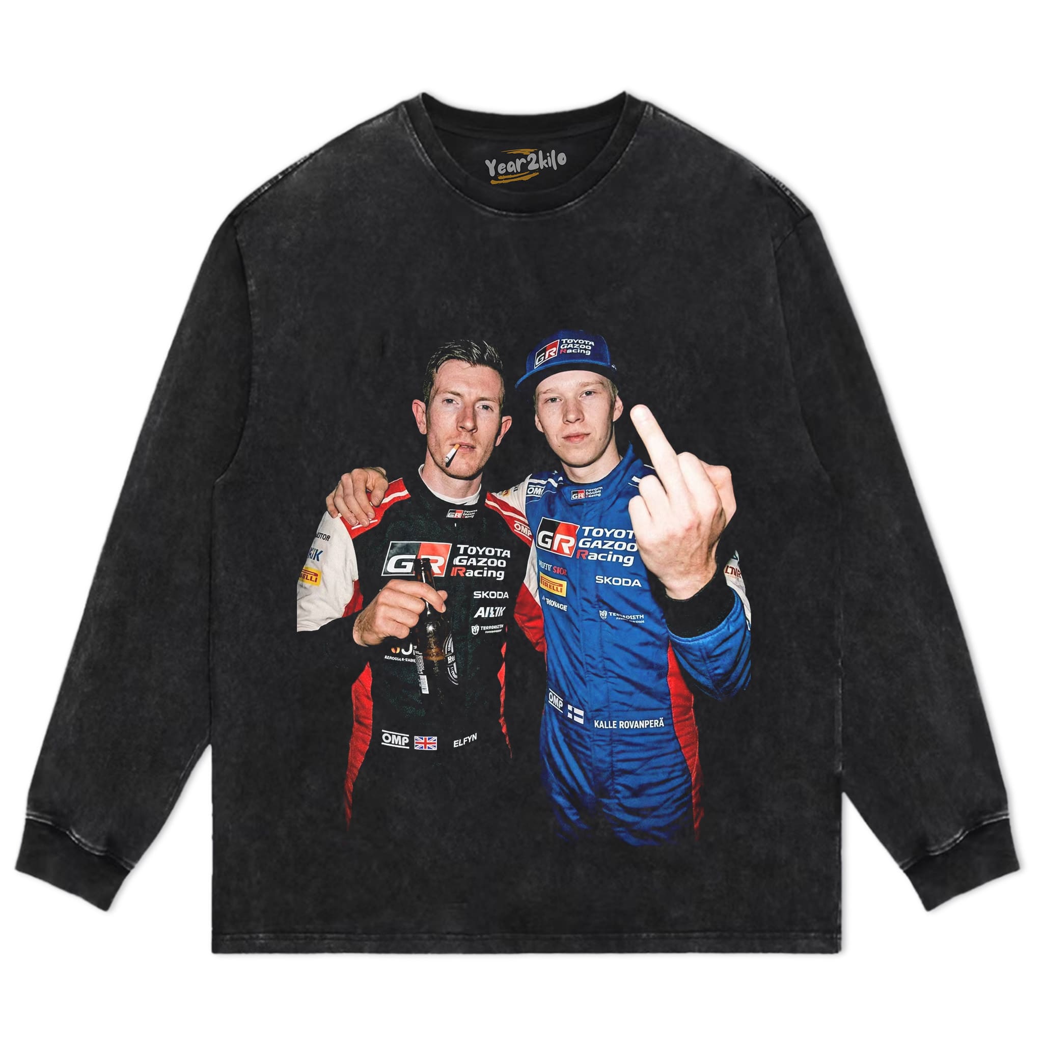 KALLE ROVANPERÄ & ELFYN EVANS 2026 SECTO RALLY FINLAND｜WRC V1 TANK TOP & TEE & LONG SLEEVE & LAYERED LS & HOODIE
