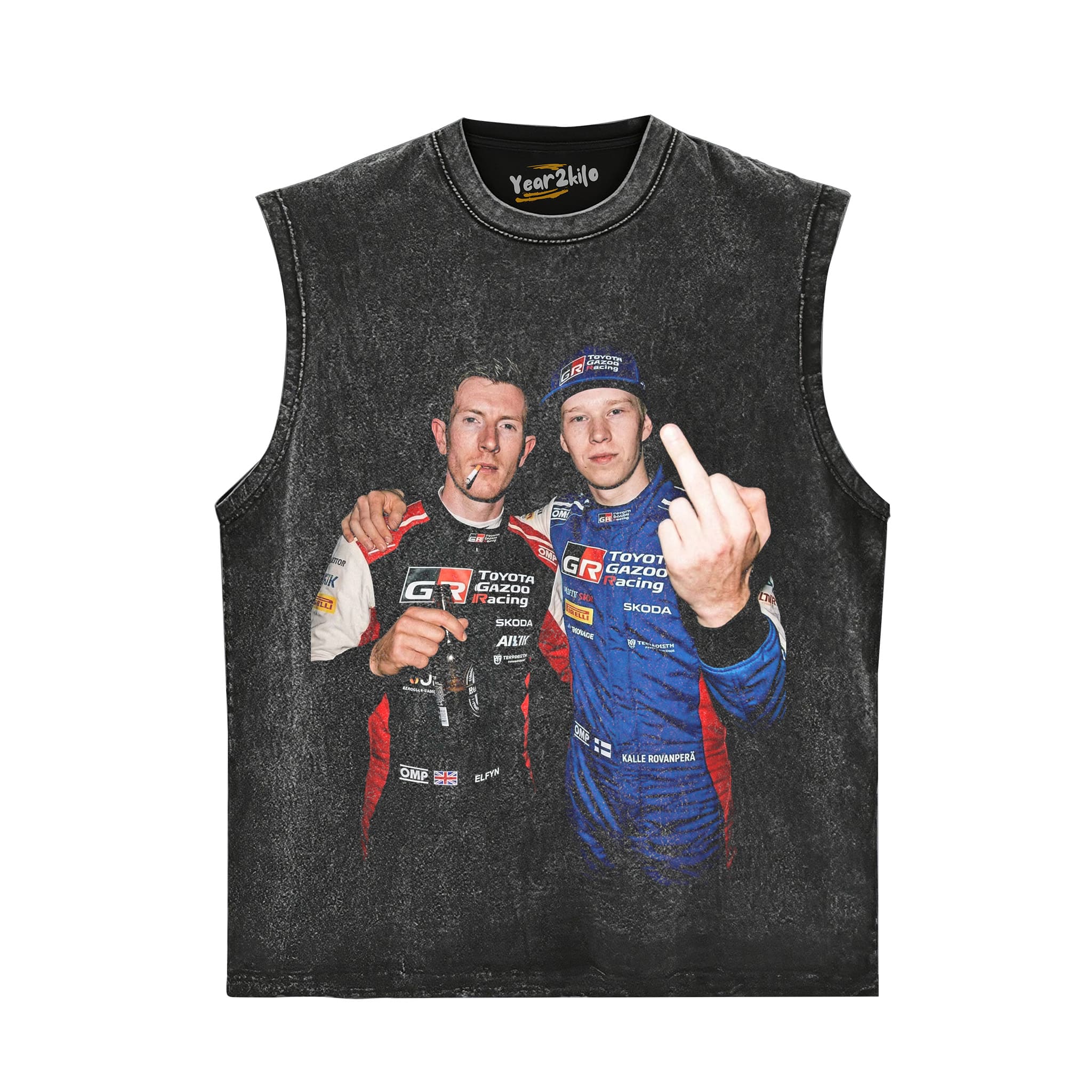 KALLE ROVANPERÄ & ELFYN EVANS 2026 SECTO RALLY FINLAND｜WRC V1 TANK TOP & TEE & LONG SLEEVE & LAYERED LS & HOODIE