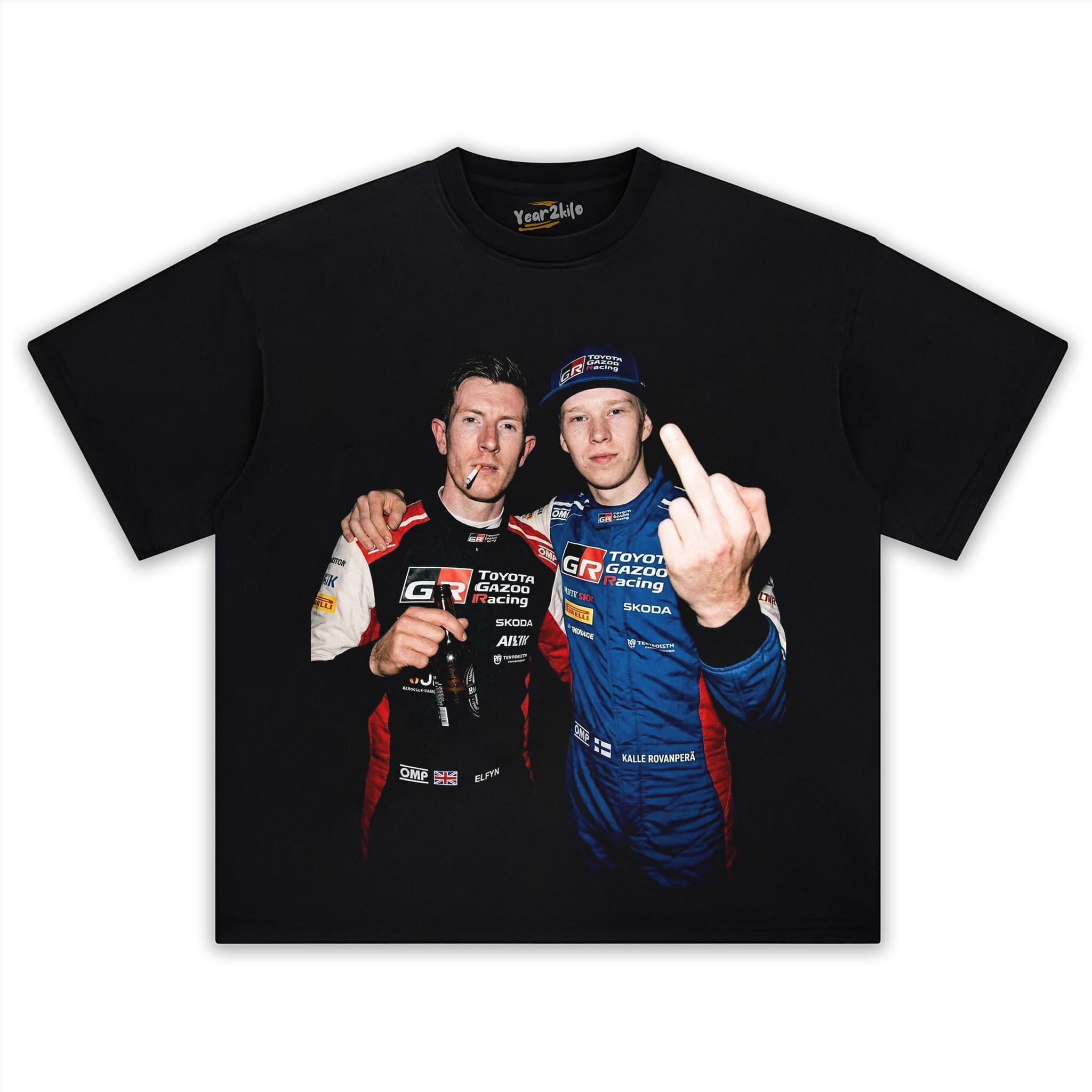 KALLE ROVANPERÄ & ELFYN EVANS 2026 SECTO RALLY FINLAND｜WRC V1 TANK TOP & TEE & LONG SLEEVE & LAYERED LS & HOODIE