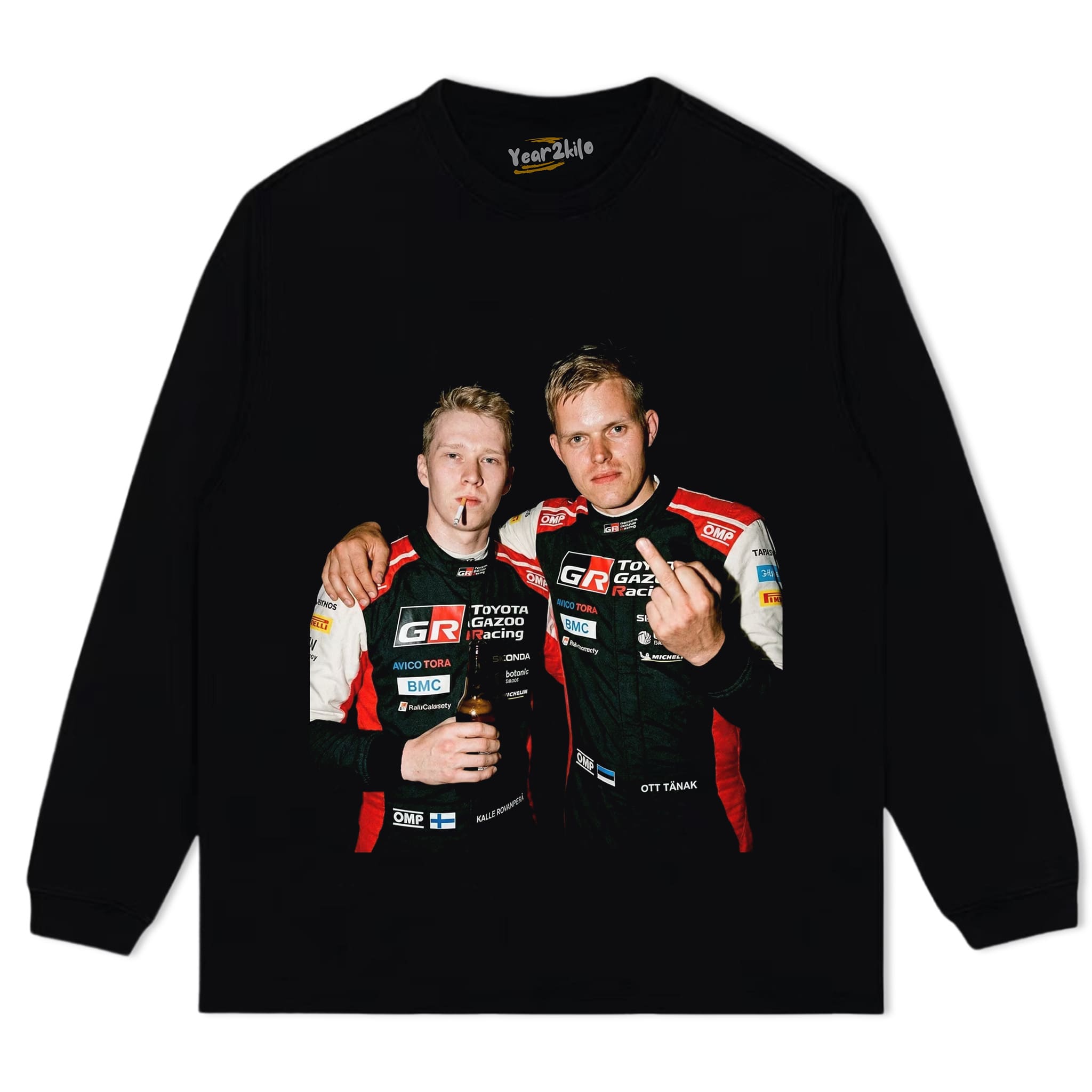 KALLE ROVANPERÄ & OTT TÄNAK丨WRC TANK TOP & TEE & LONG SLEEVE & LAYERED LS & HOODIE