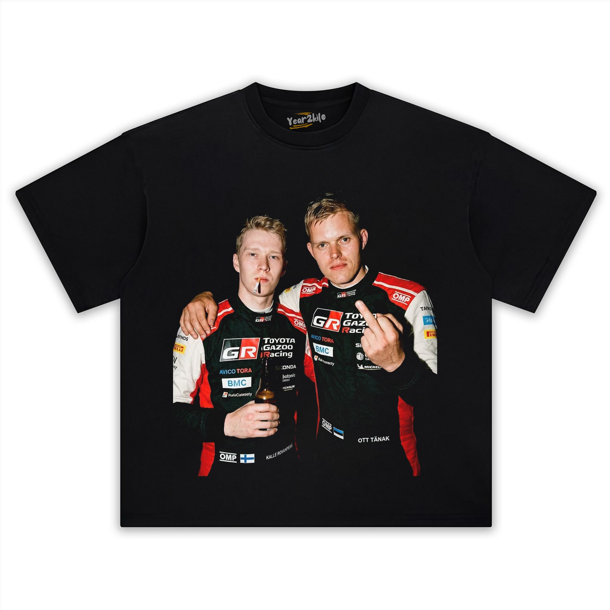 KALLE ROVANPERÄ & OTT TÄNAK丨WRC TANK TOP & TEE & LONG SLEEVE & LAYERED LS & HOODIE