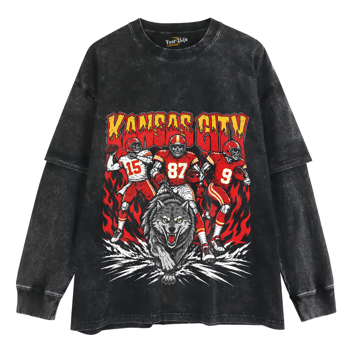 KANSAS CITY CHIEFS TANK TOP & TEE & LONG SLEEVE & LAYERED LS & HOODIE