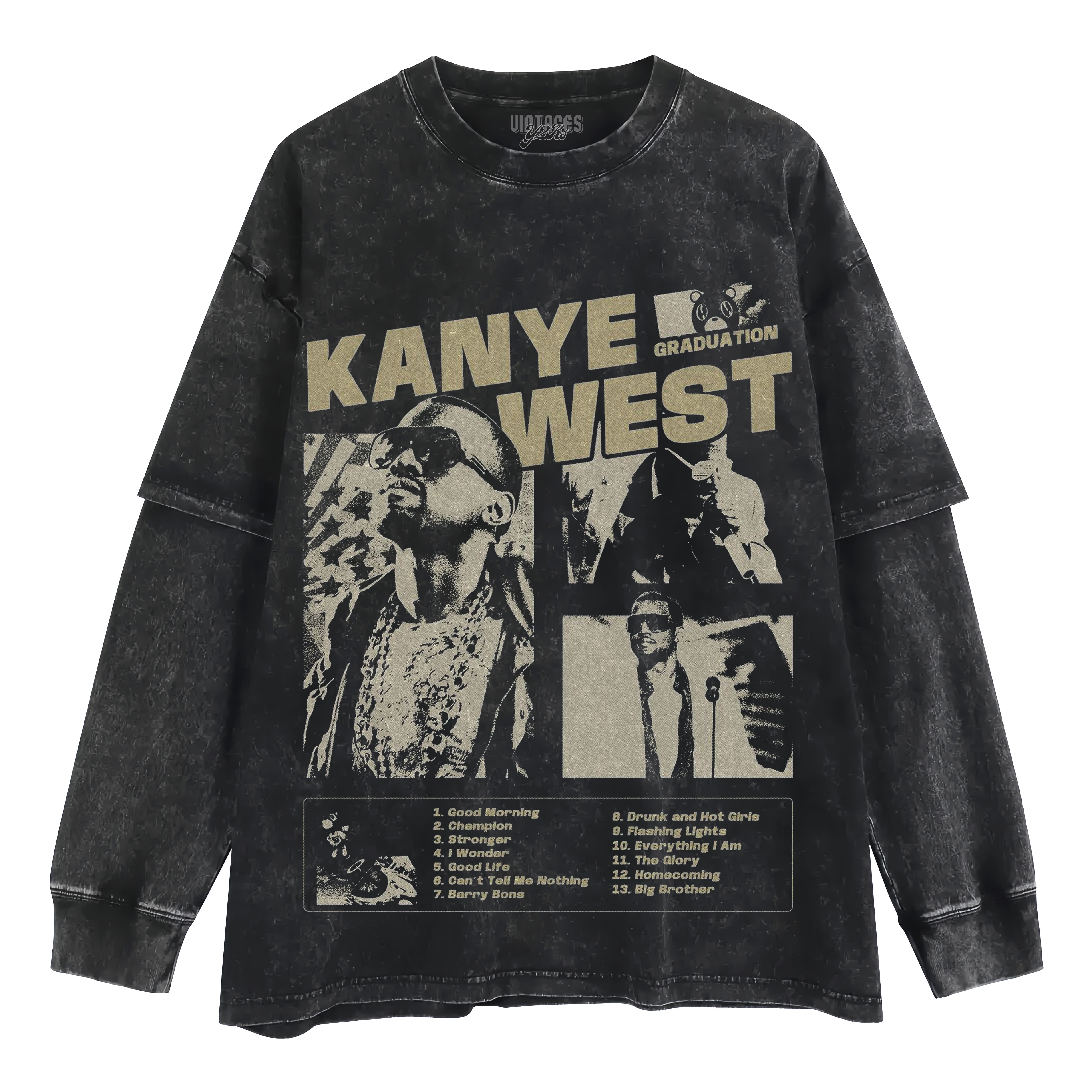 KANYE WEST - GRADUATION LAYERED LONG SLEEVE