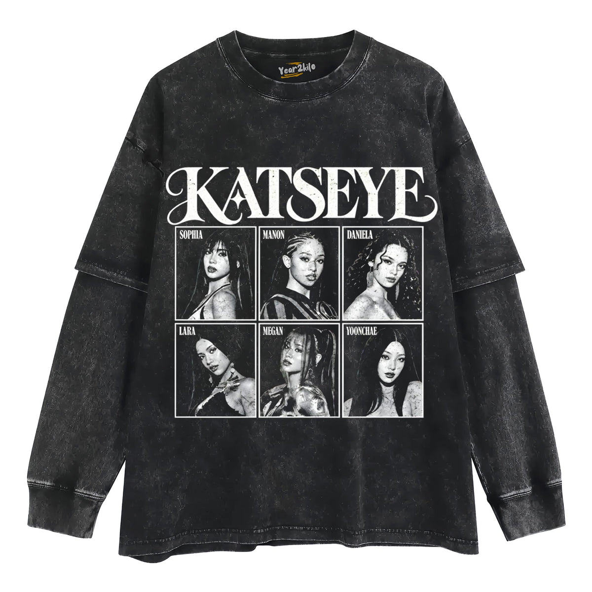 KATSEYEE KPOP MUSIC BAND TANK TOP & TEE & LONG SLEEVE & LAYERED LS & HOODIE