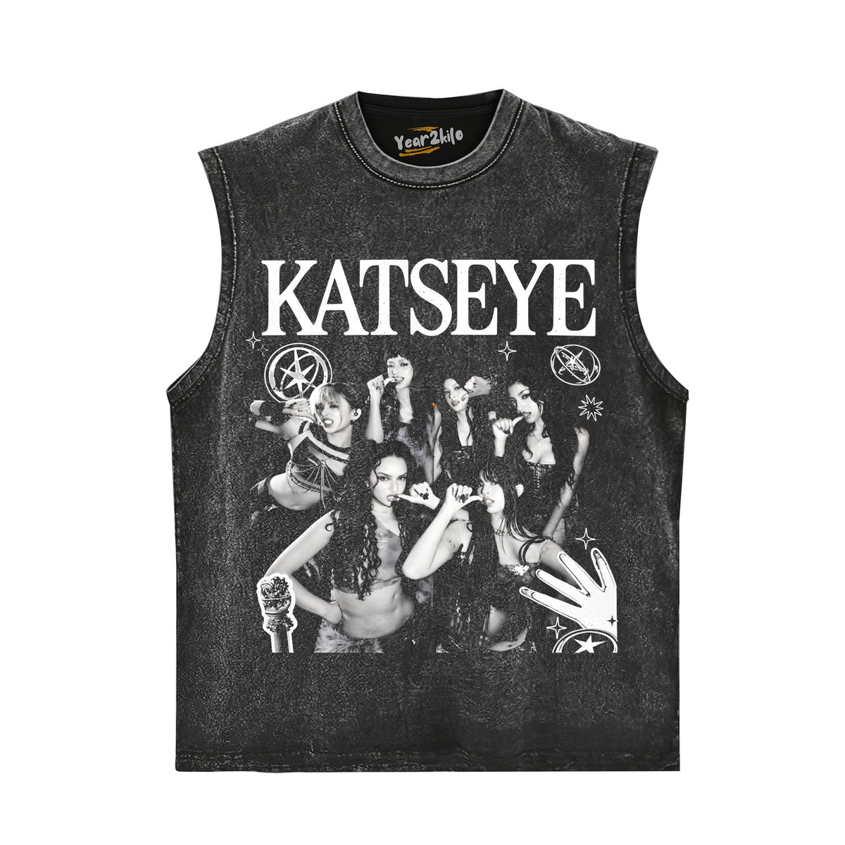 KATSEYE MUSIC BAND V2 TANK TOP & TEE & LONG SLEEVE & LAYERED LS & HOODIE