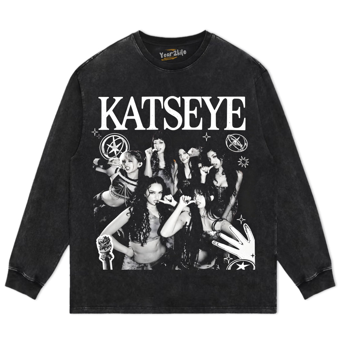 KATSEYE MUSIC BAND V2 TANK TOP & TEE & LONG SLEEVE & LAYERED LS & HOODIE
