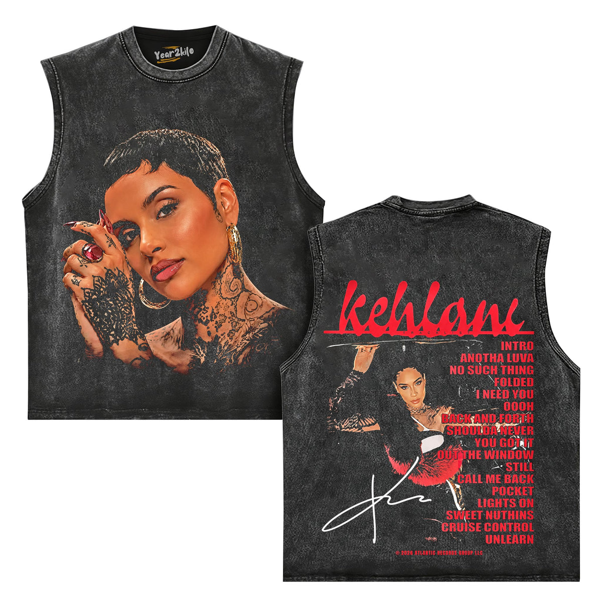 KEHLANI 2026 V2 TANK TOP & TEE & LONG SLEEVE & LAYERED LS & HOODIE