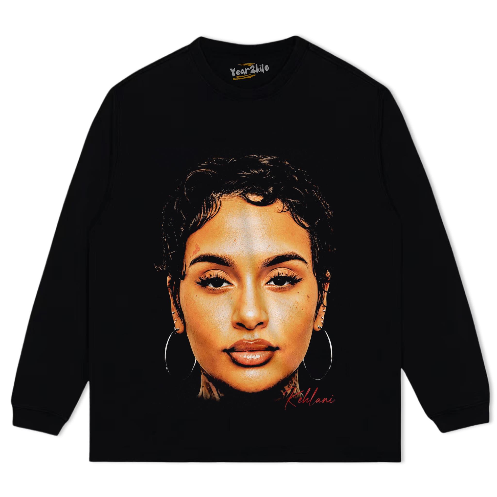 KEHLANI BIG FACE TANK TOP & TEE & LONG SLEEVE & LAYERED LS & HOODIE