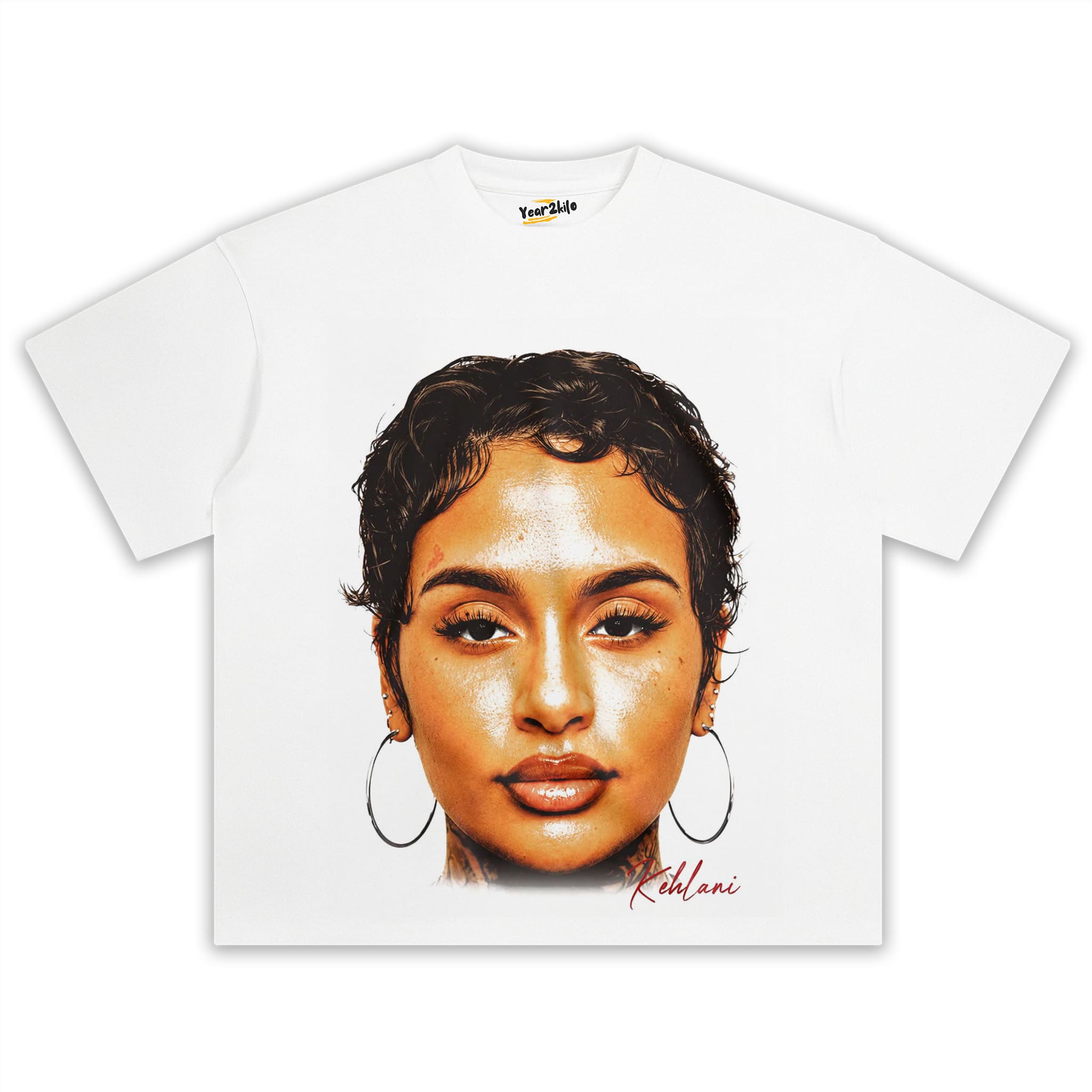 KEHLANI BIG FACE TANK TOP & TEE & LONG SLEEVE & LAYERED LS & HOODIE