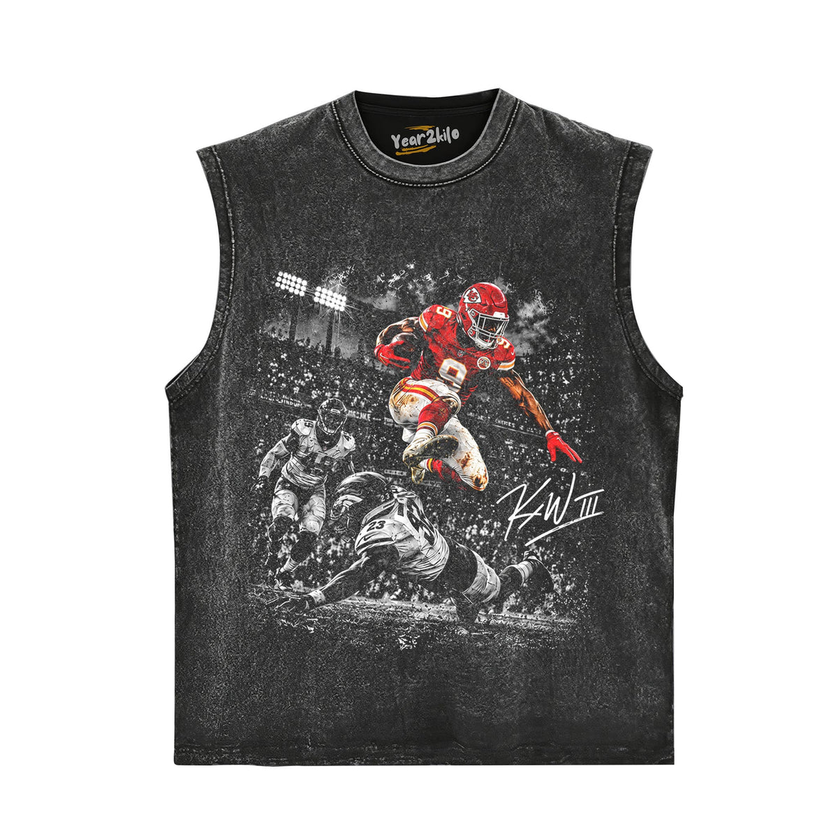 KENNETH III - FOOTBALL PLAYER TANK TOP & TEE & LONG SLEEVE & LAYERED LS & HOODIE