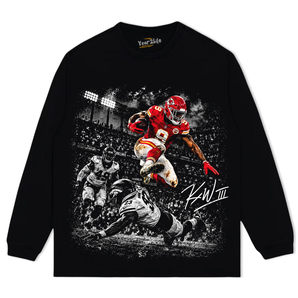 KENNETH III - FOOTBALL PLAYER TANK TOP & TEE & LONG SLEEVE & LAYERED LS & HOODIE