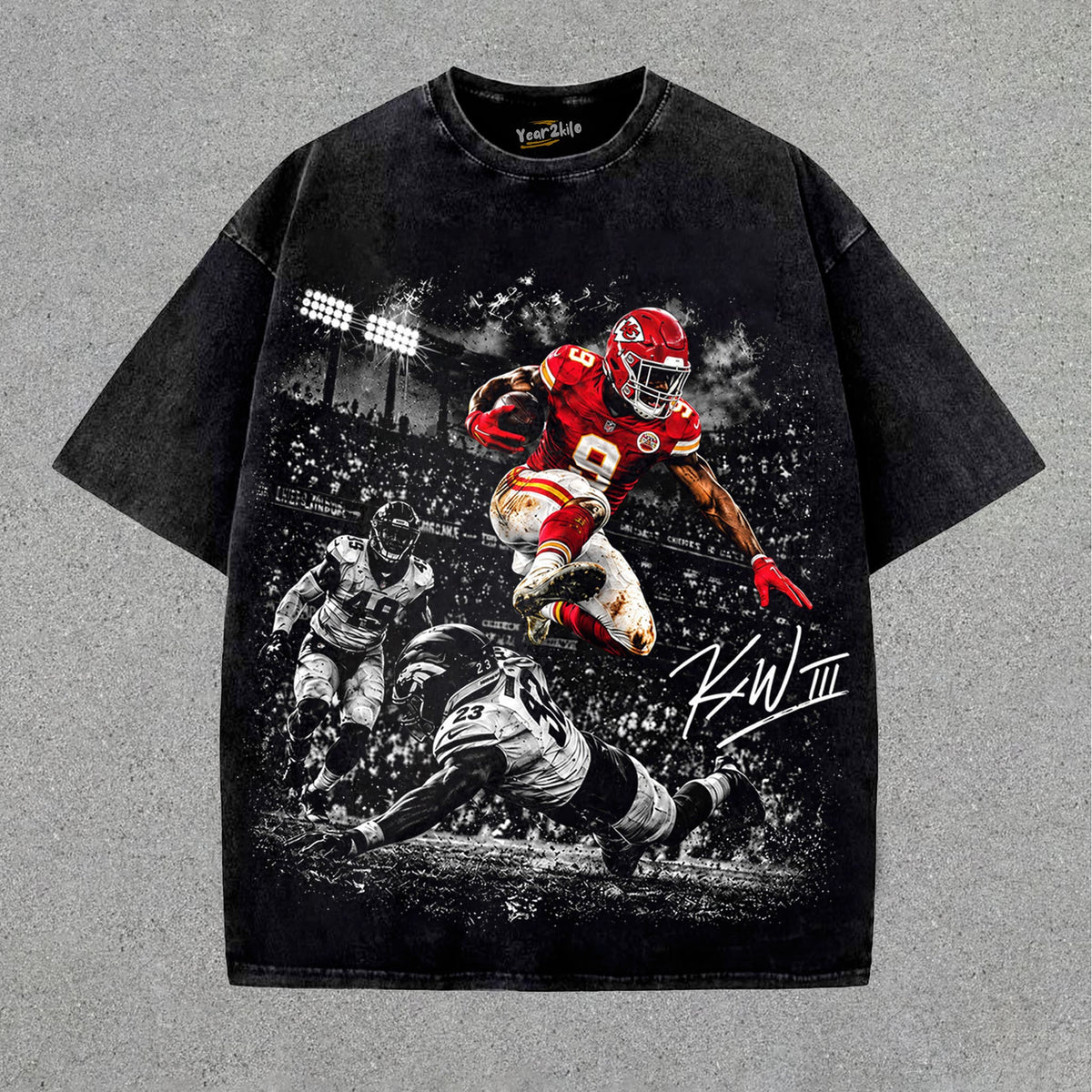 KENNETH III - FOOTBALL PLAYER TANK TOP & TEE & LONG SLEEVE & LAYERED LS & HOODIE