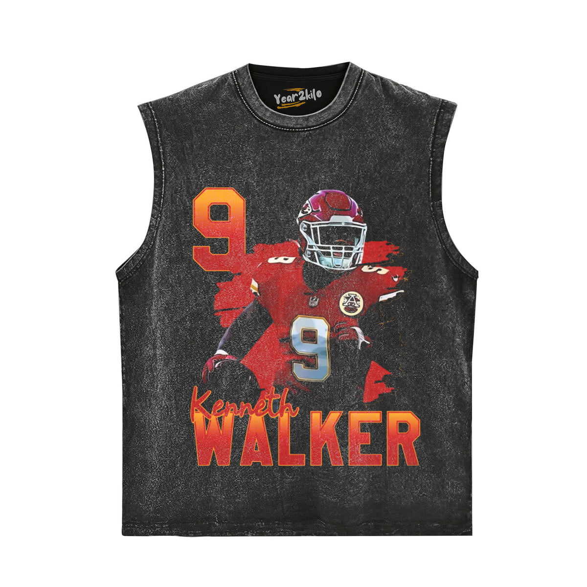 KENNETH WALKER III - 9 TANK TOP & TEE & LONG SLEEVE & LAYERED LS & HOODIE