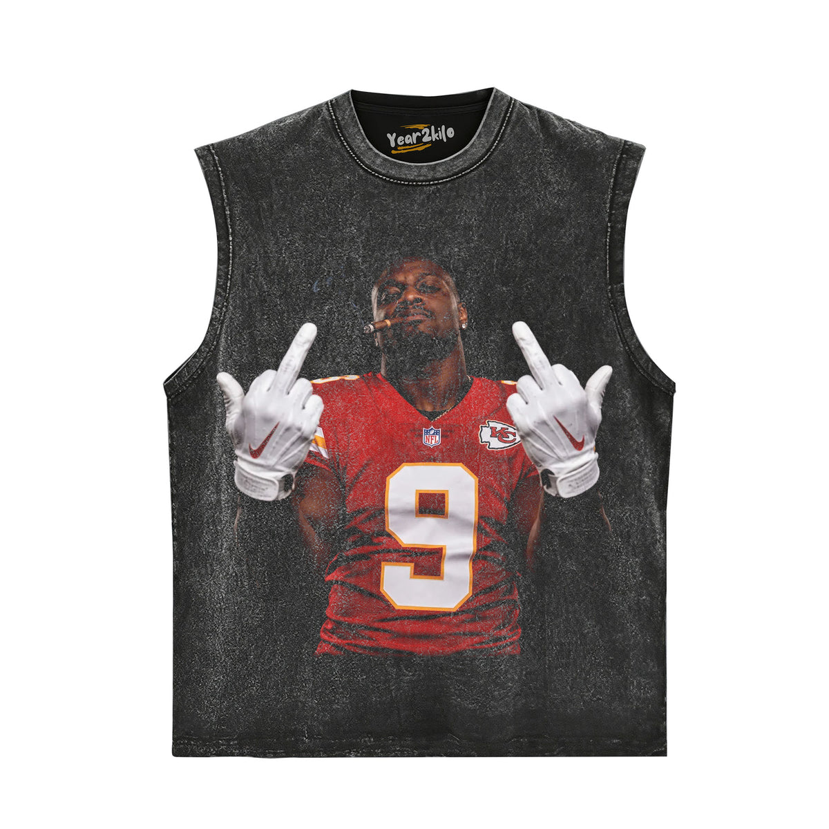 KENNETH WALKER III - MIDDLE FINGER TANK TOP & TEE & LONG SLEEVE & LAYERED LS & HOODIE