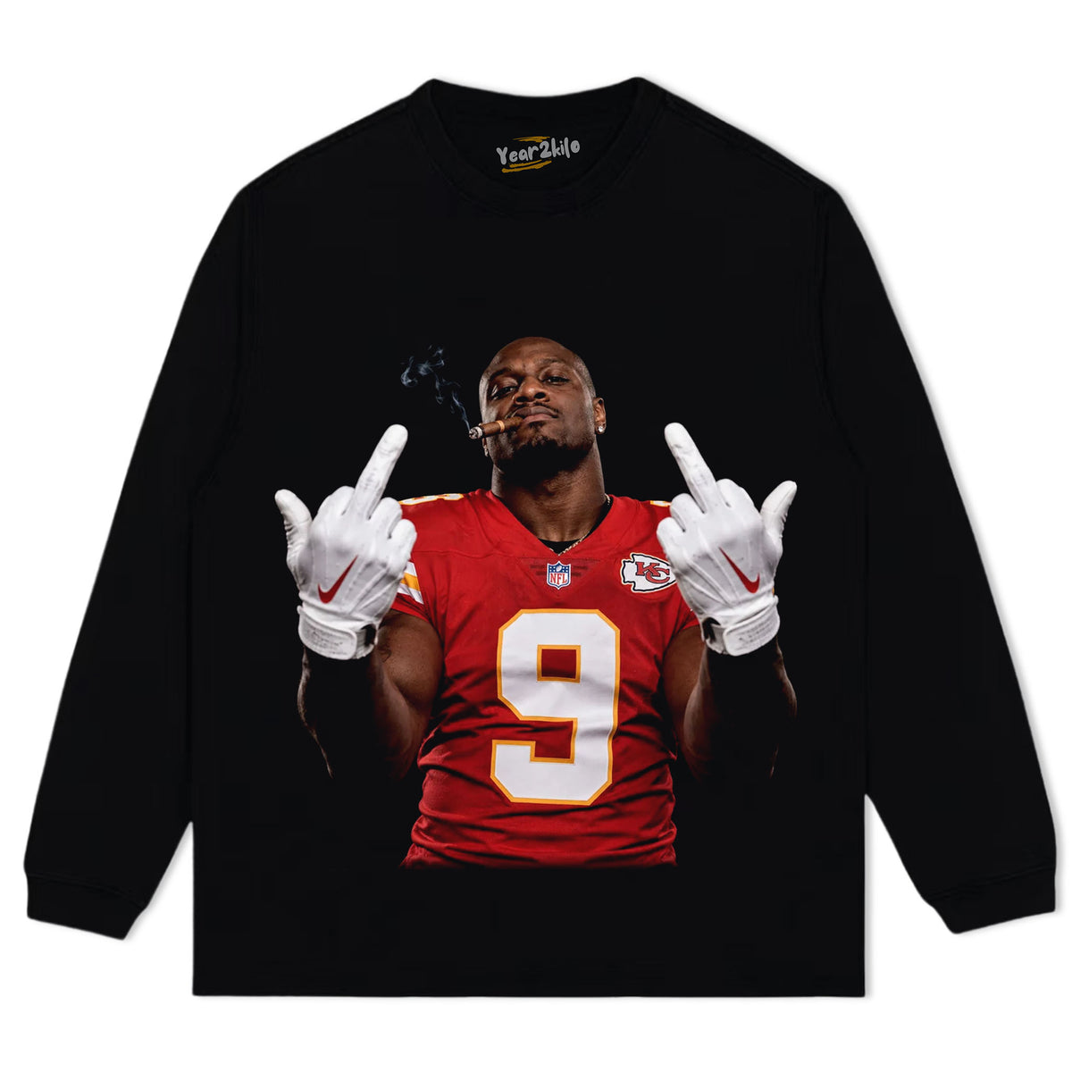 KENNETH WALKER III - MIDDLE FINGER TANK TOP & TEE & LONG SLEEVE & LAYERED LS & HOODIE