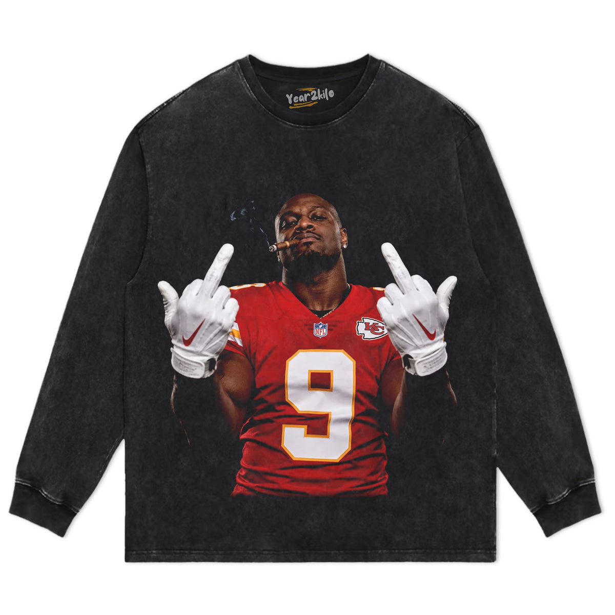 KENNETH WALKER III - MIDDLE FINGER TANK TOP & TEE & LONG SLEEVE & LAYERED LS & HOODIE