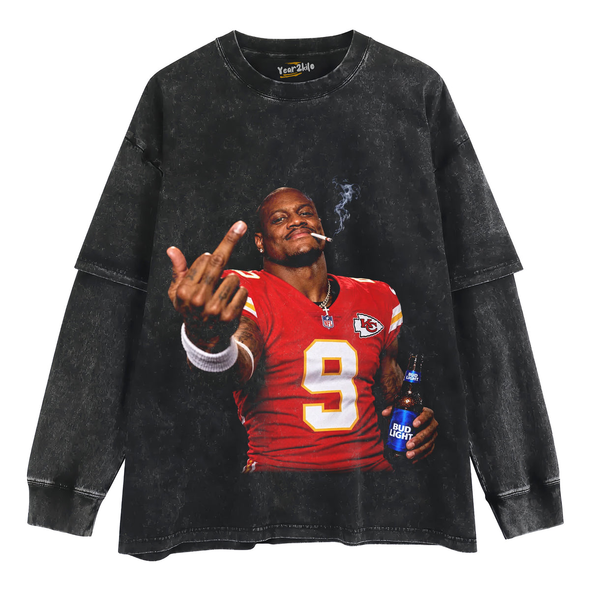 KENNETH WALKER III - MIDDLE FINGER V2 TANK TOP & TEE & LONG SLEEVE & LAYERED LS & HOODIE