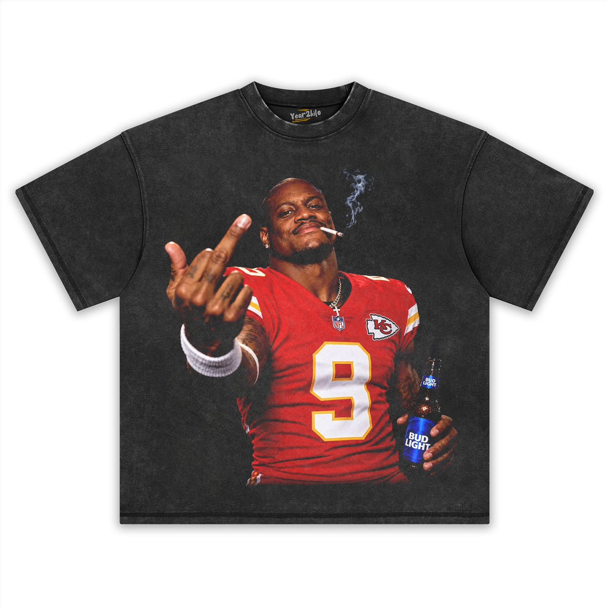 KENNETH WALKER III - MIDDLE FINGER V2 TANK TOP & TEE & LONG SLEEVE & LAYERED LS & HOODIE