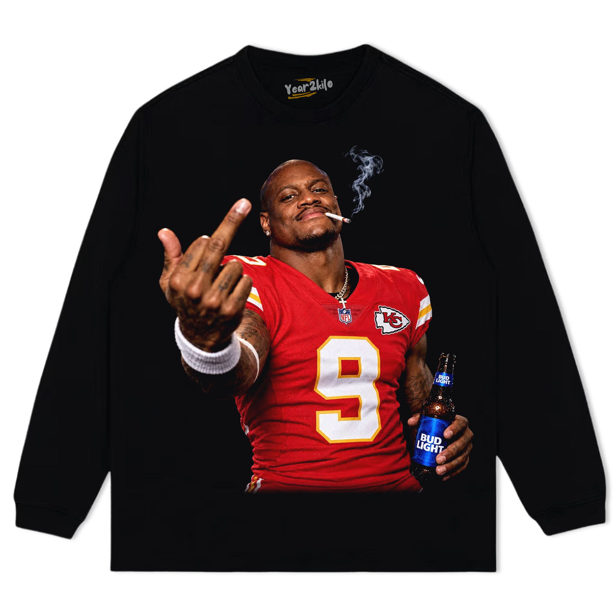 KENNETH WALKER III - MIDDLE FINGER V2 TANK TOP & TEE & LONG SLEEVE & LAYERED LS & HOODIE