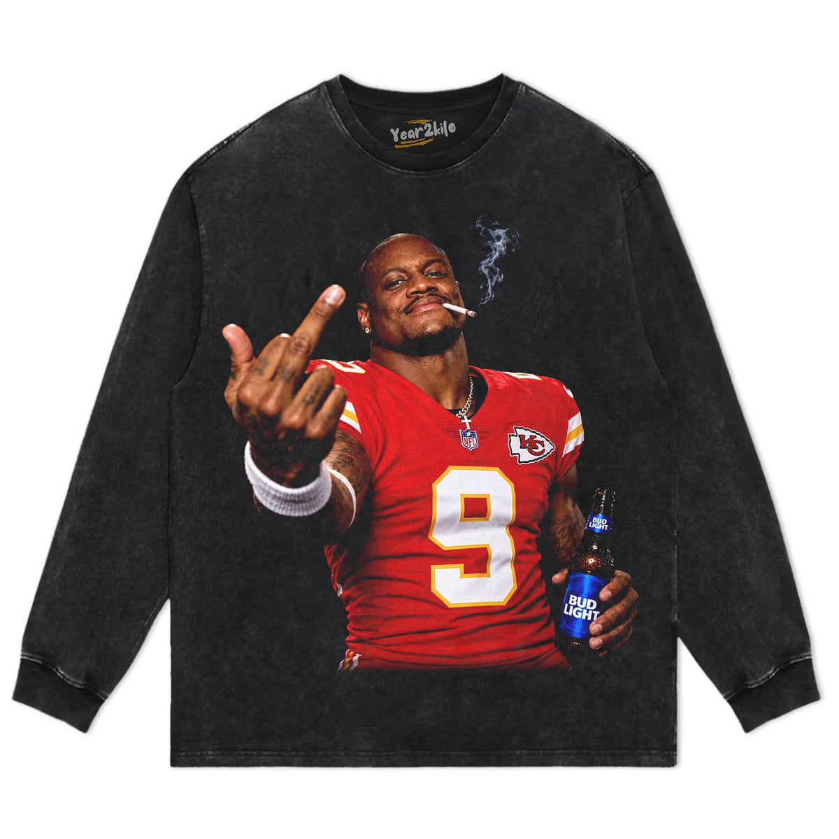 KENNETH WALKER III - MIDDLE FINGER V2 TANK TOP & TEE & LONG SLEEVE & LAYERED LS & HOODIE