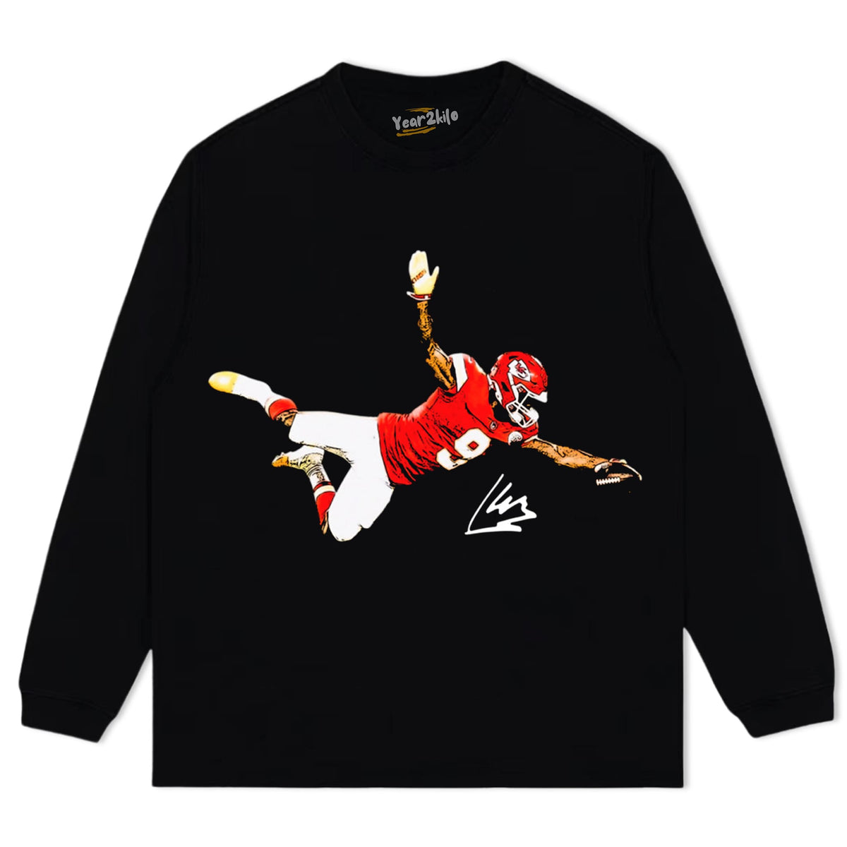 KENNETH WALKER III - THE CATCH - CHIEFS 2026 VINTAGE SIGNATURE TANK TOP & TEE & LONG SLEEVE & LAYERED LS & HOODIE