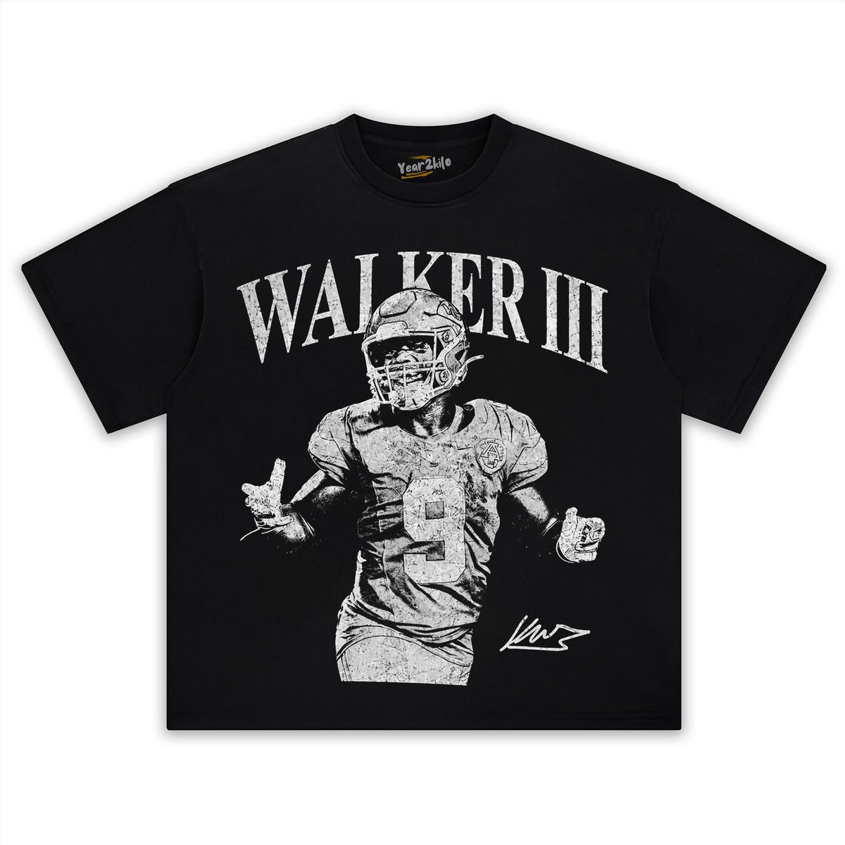 KENNETH WALKER III FOOTBALL VINTAGE TANK TOP & TEE & LONG SLEEVE & LAYERED LS & HOODIE
