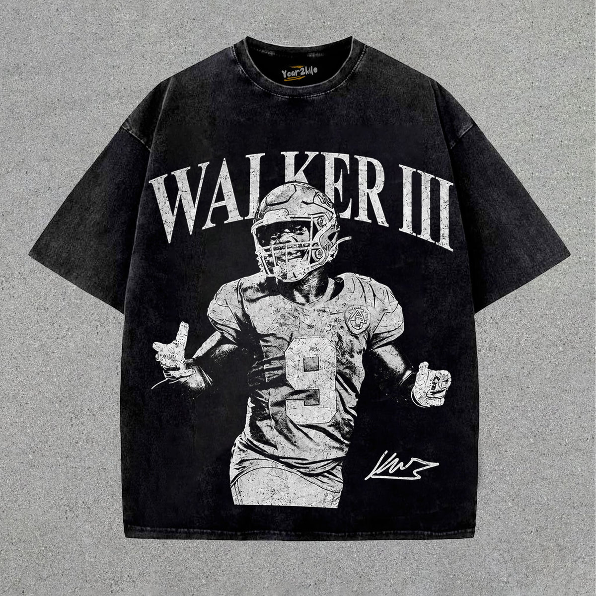 KENNETH WALKER III FOOTBALL VINTAGE TANK TOP & TEE & LONG SLEEVE & LAYERED LS & HOODIE