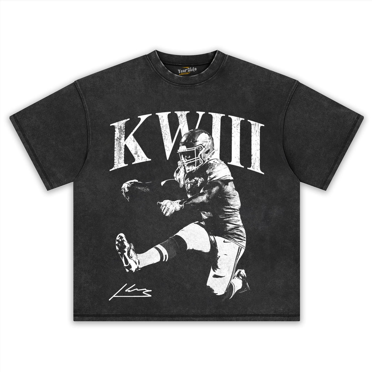 KENNETH WALKER III KANSAS CITY FOOTBALL SIGNATURE TANK TOP & TEE & LONG SLEEVE & LAYERED LS & HOODIE